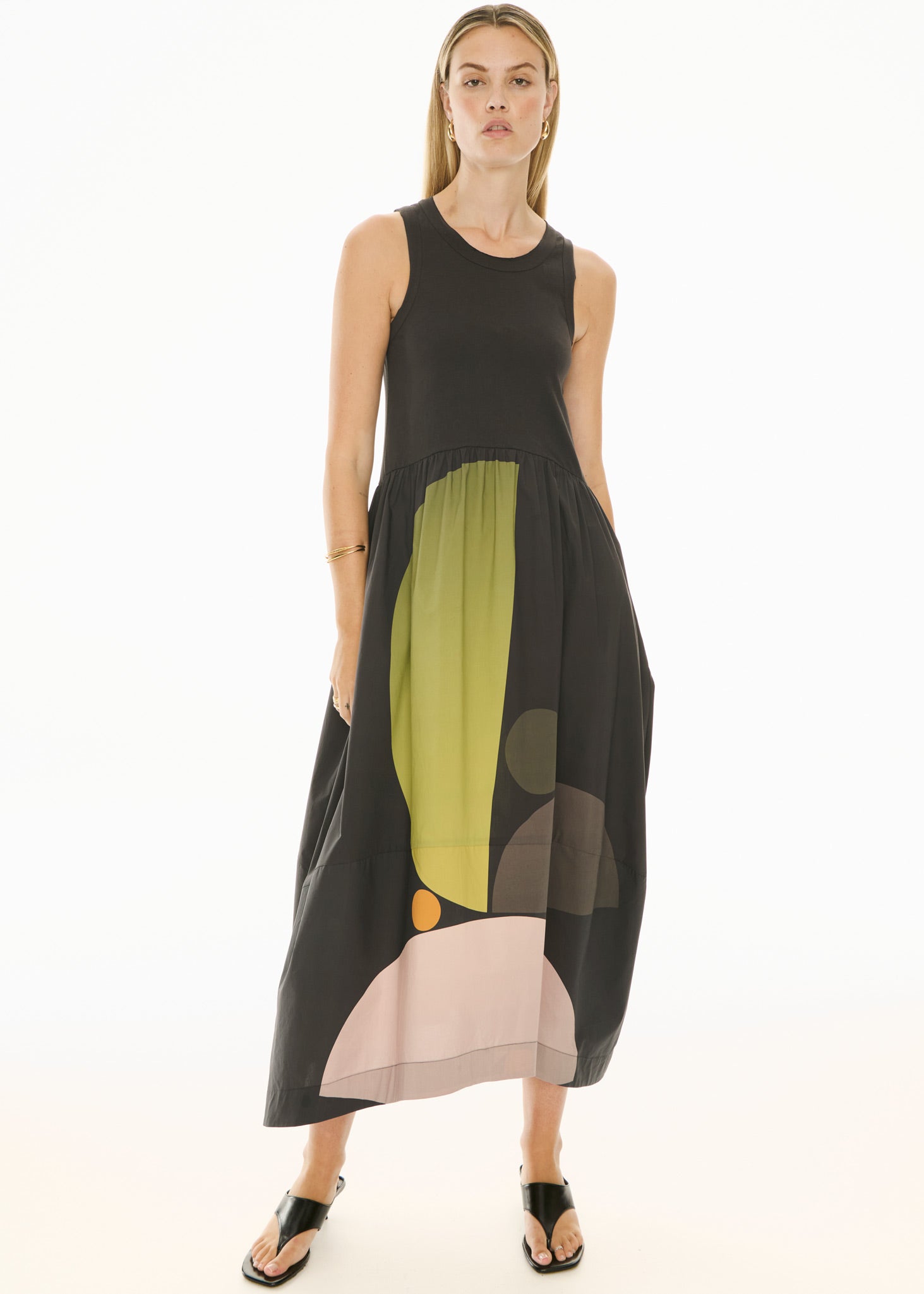 POL Belle Print Tank Dress Art Print