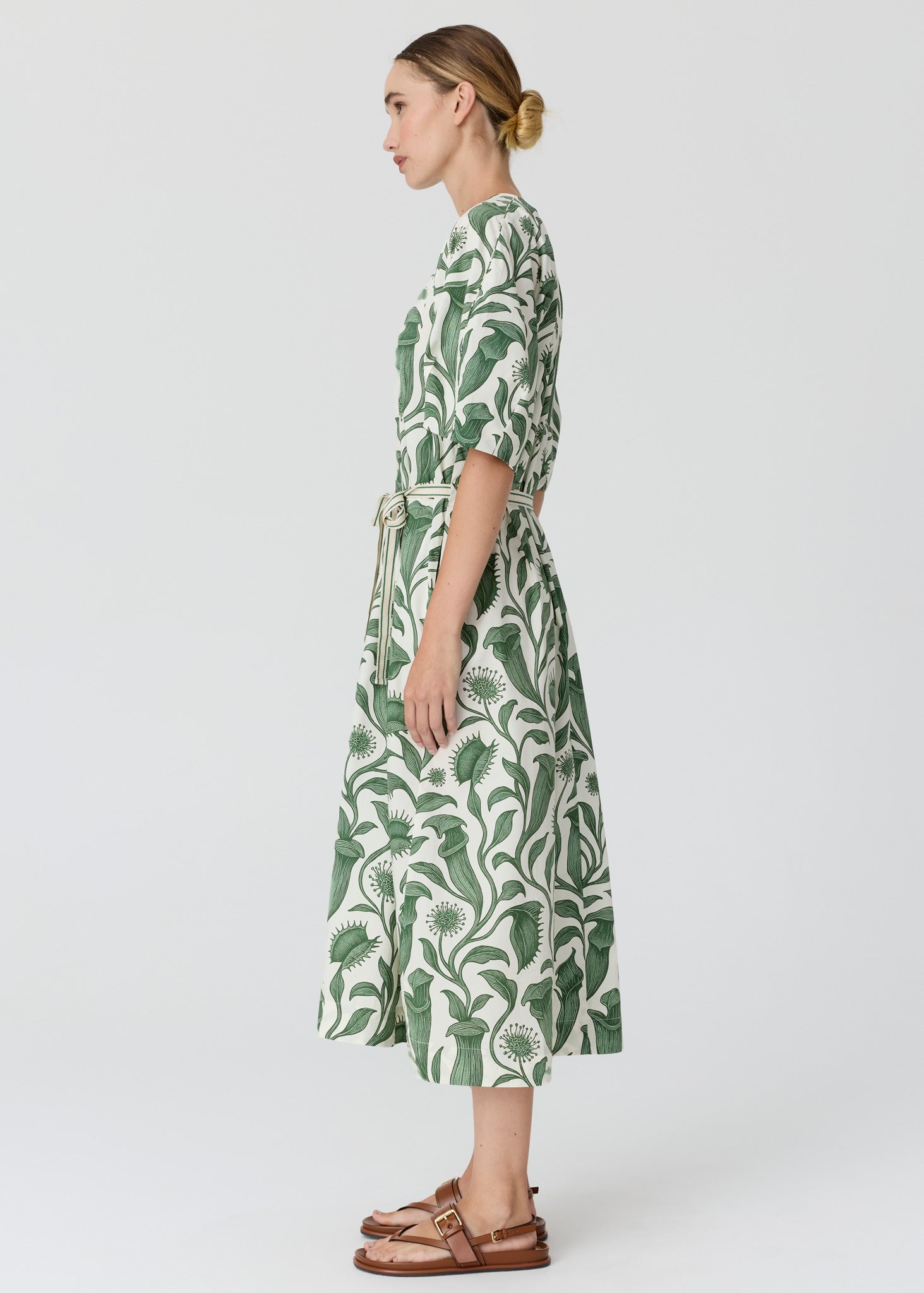 Pol Botanica Day Dress Botanica Print