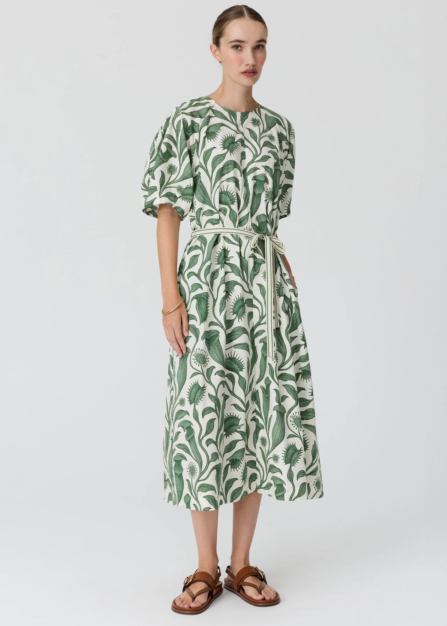 Pol Botanica Day Dress Botanica Print