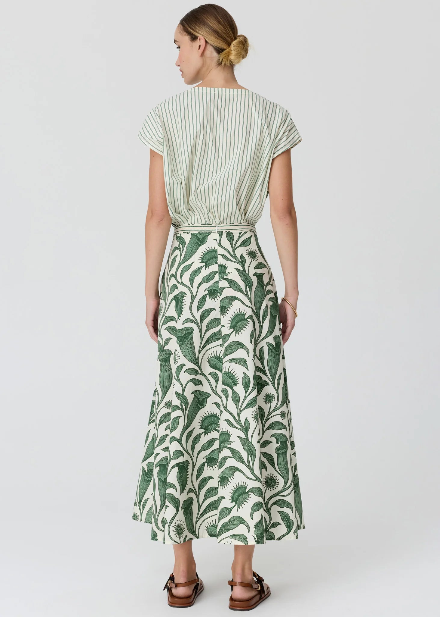 Pol Botanica Skirt Botanica Print
