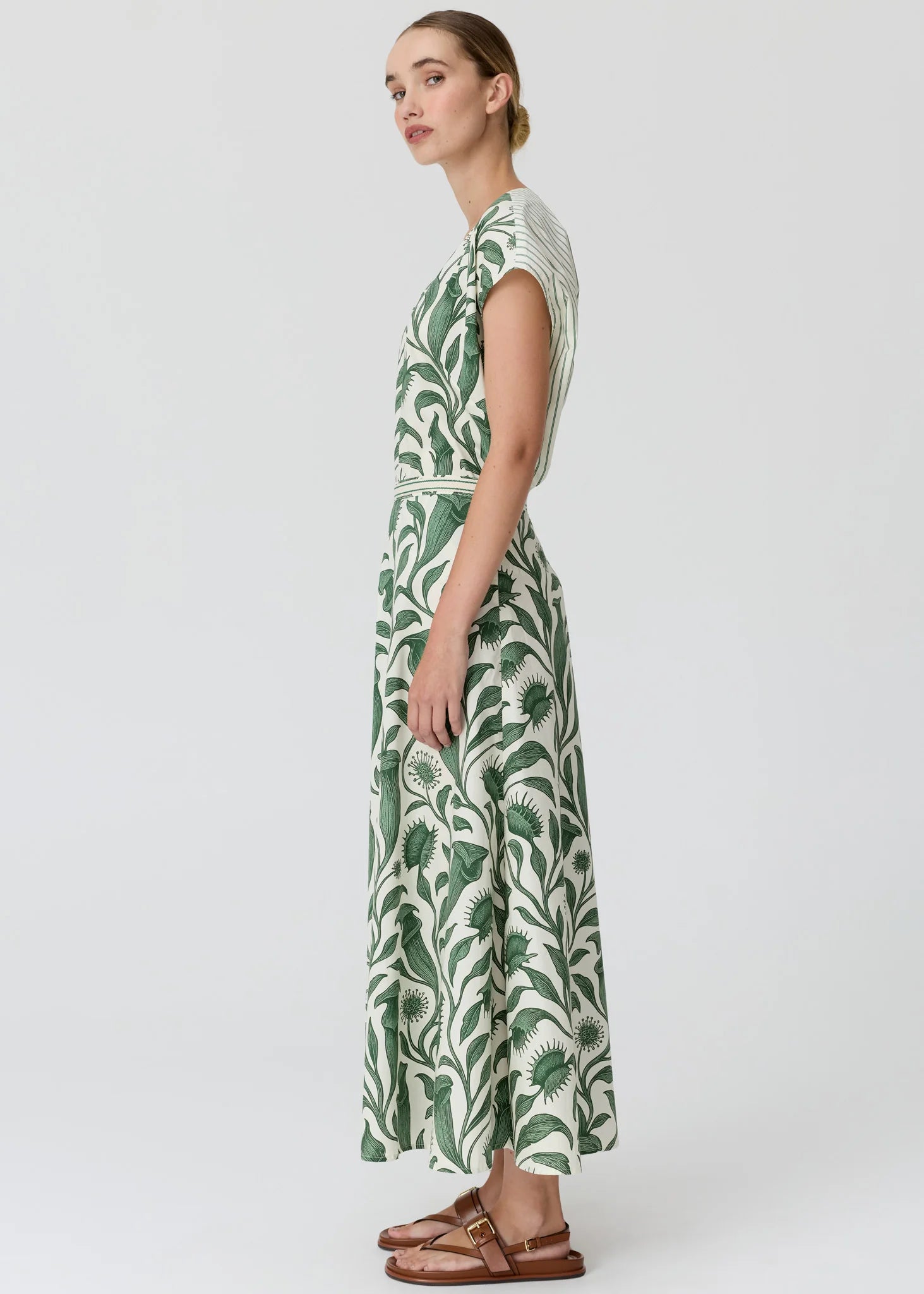 Pol Botanica Skirt Botanica Print