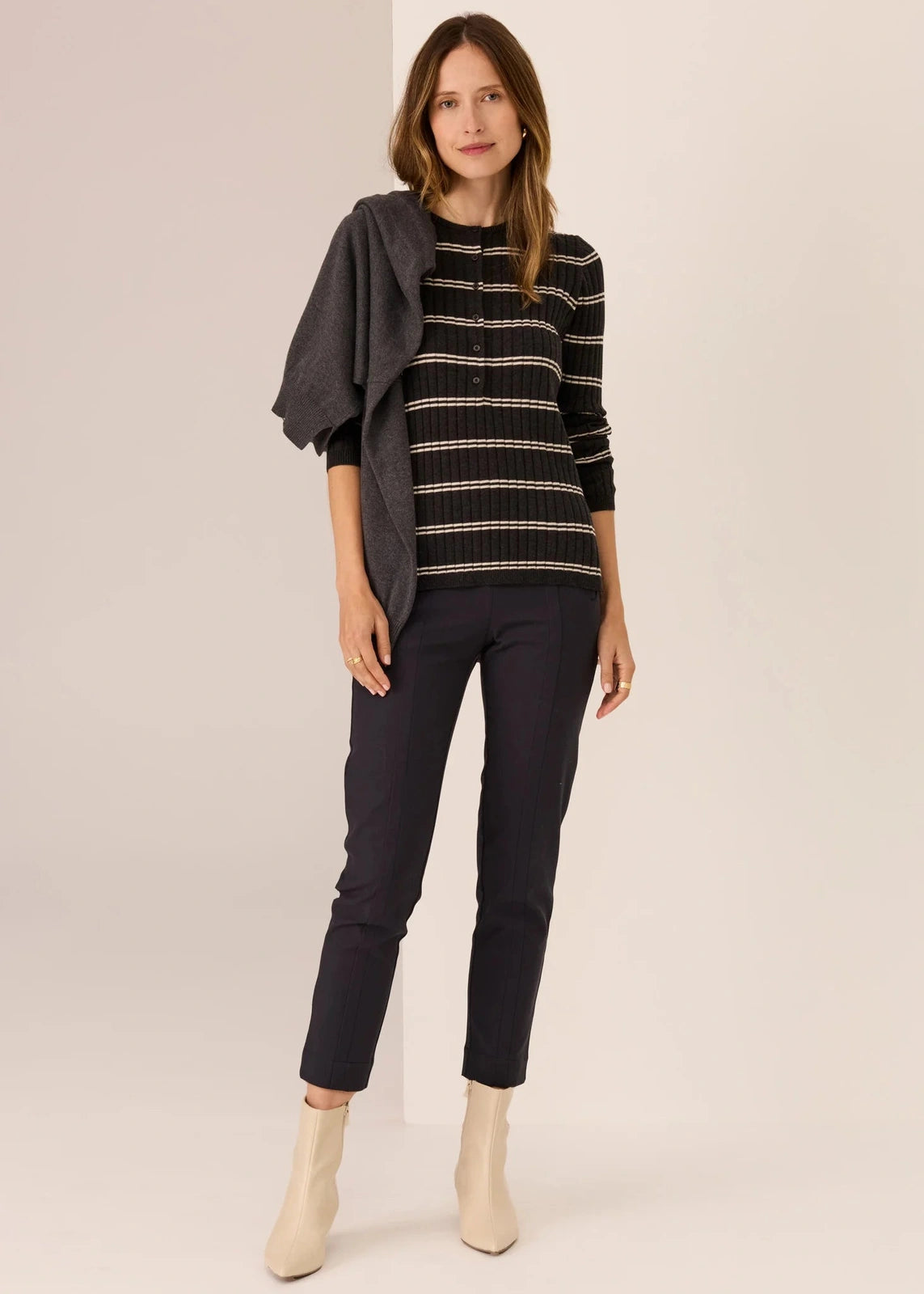 Pol Delta Cigarette Pant Black