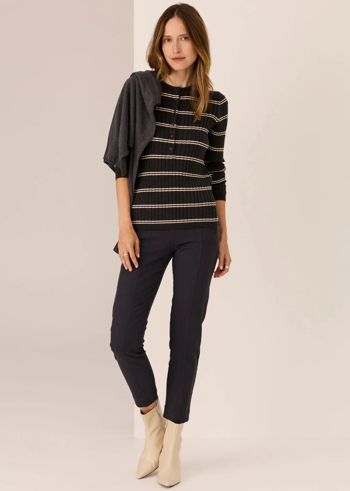 Pol Delta Cigarette Pant Black