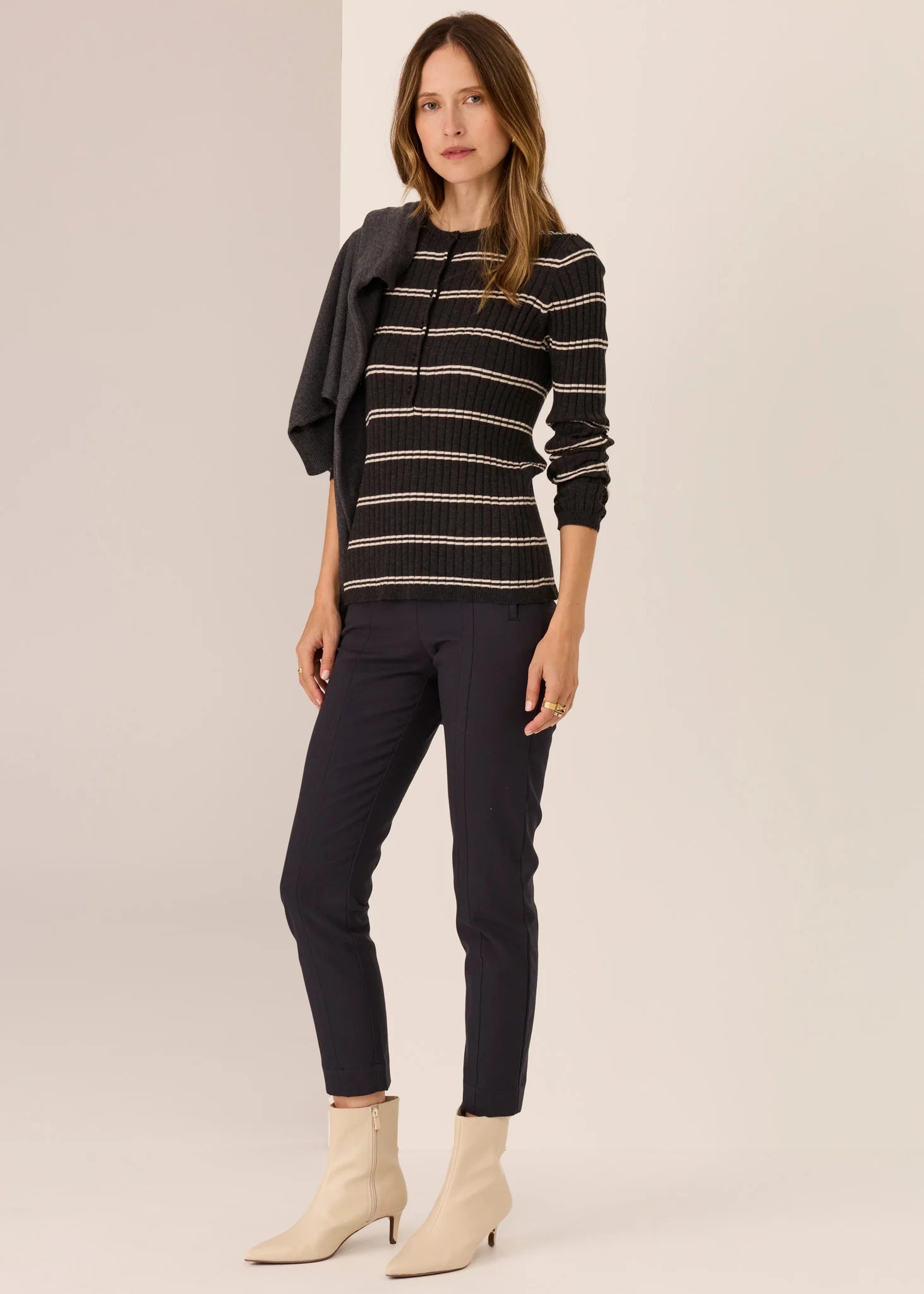 Pol Delta Cigarette Pant Black