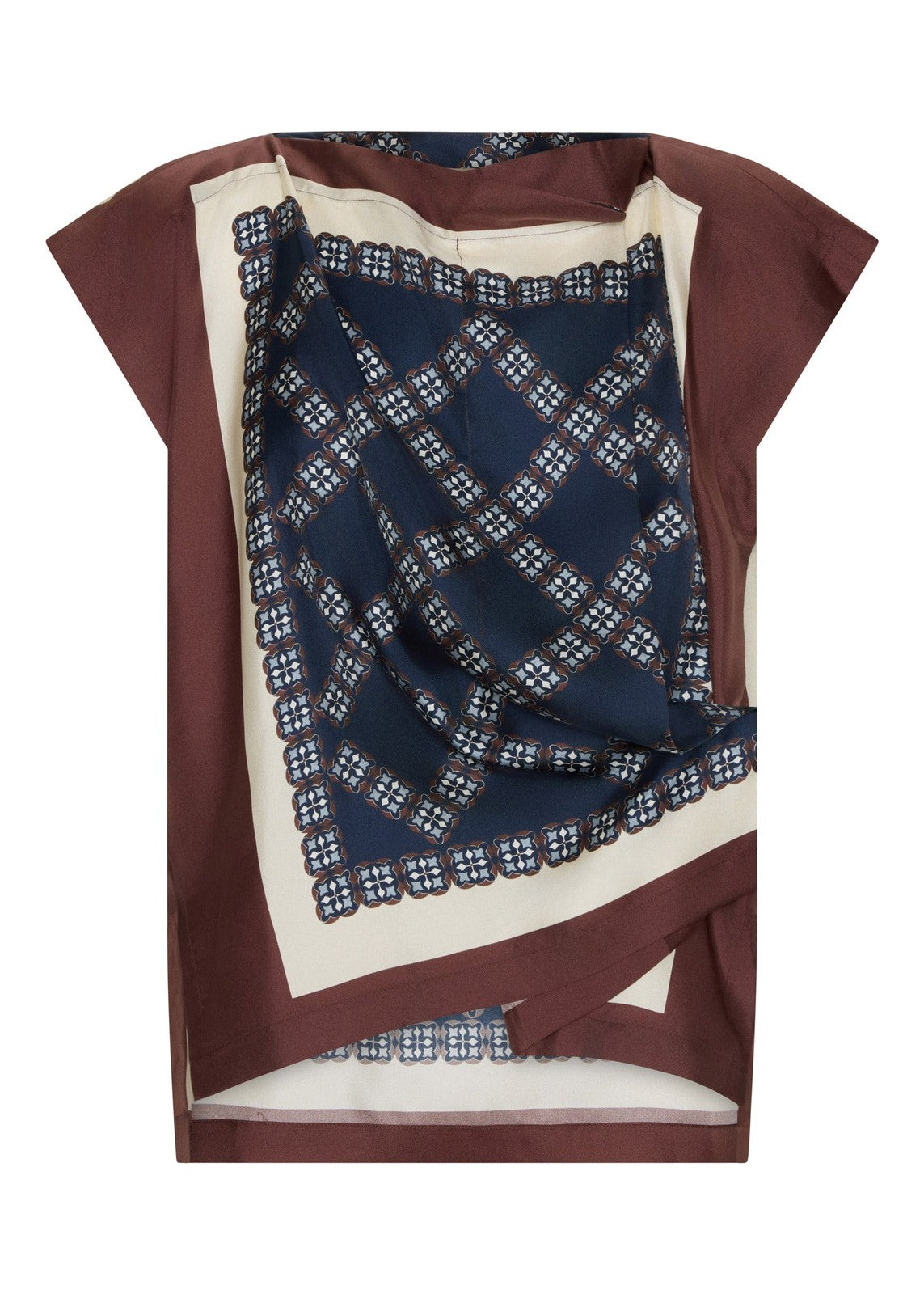 POL Eden Top Eden Scarf Print