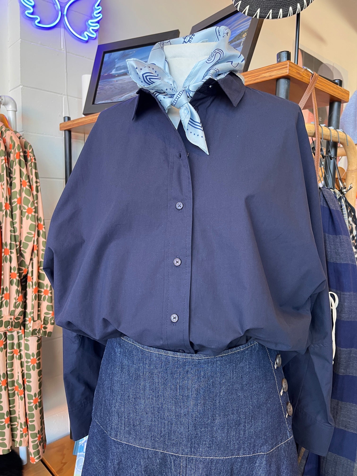 POL Elina 2 Way Shirt Ink