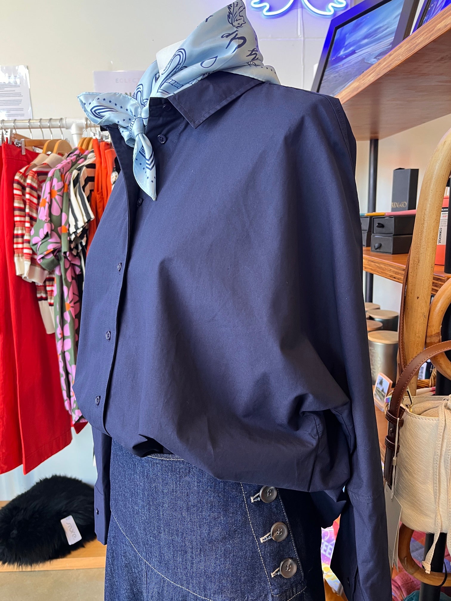 POL Elina 2 Way Shirt Ink