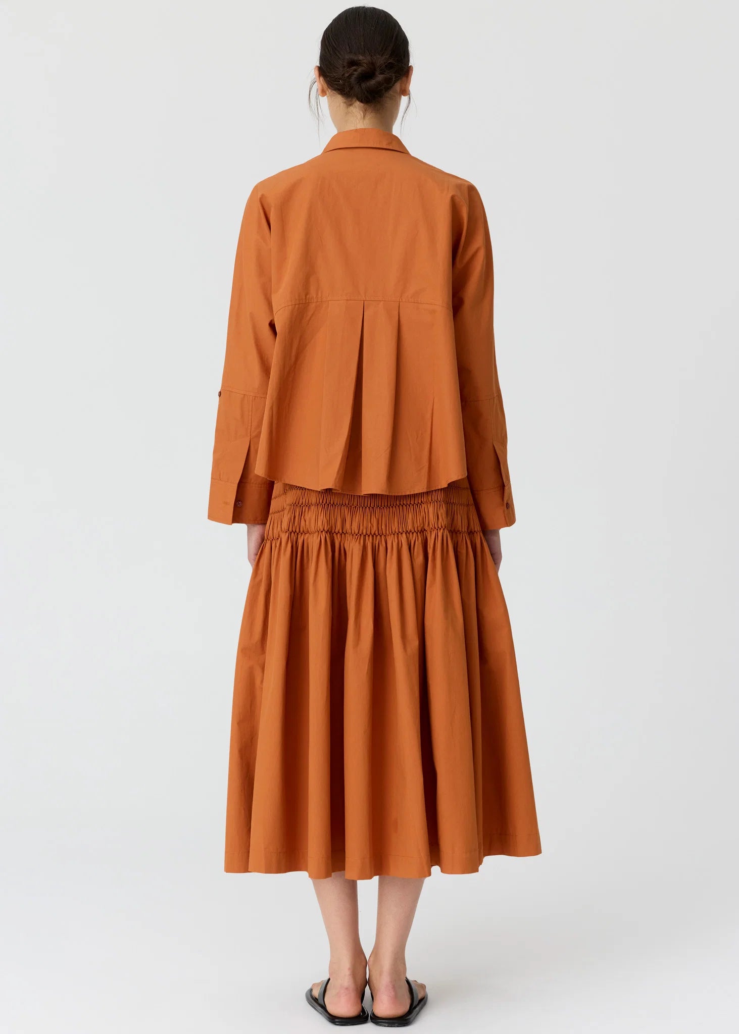 POL Elina 2 Way Shirt Amber