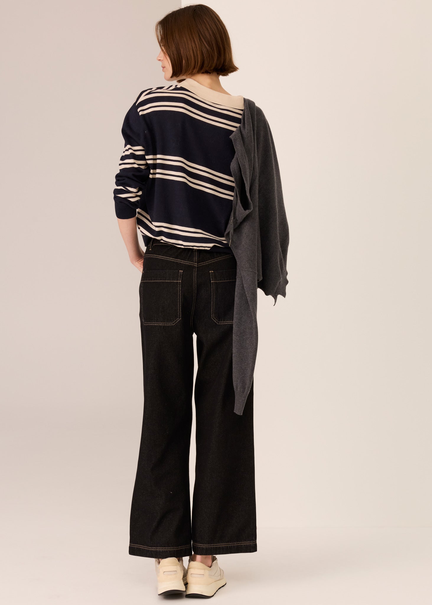 Pol Parrel Polo Jersey Ink/Pebble