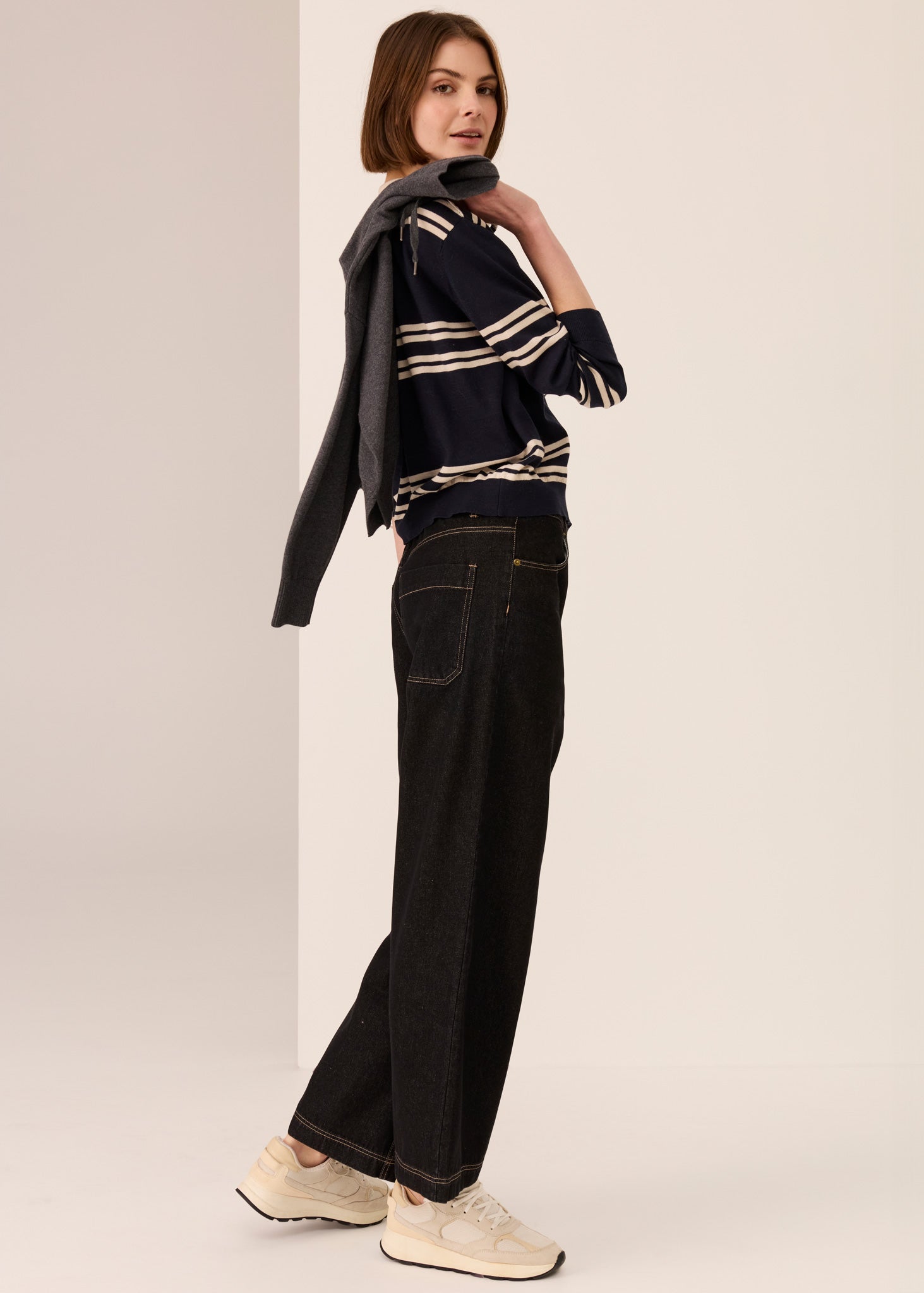 Pol Parrel Polo Jersey Ink/Pebble