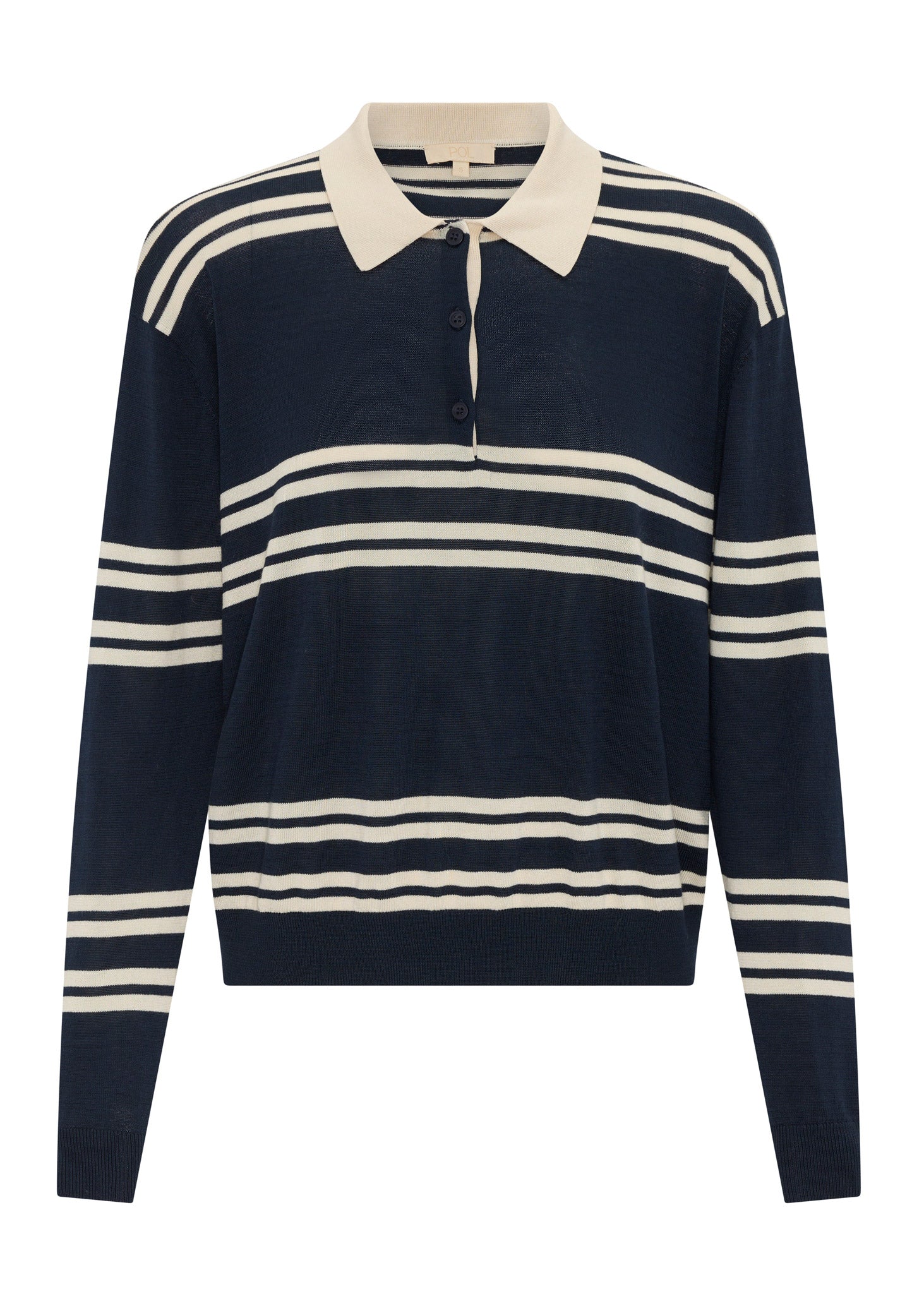 Pol Parrel Polo Jersey Ink/Pebble