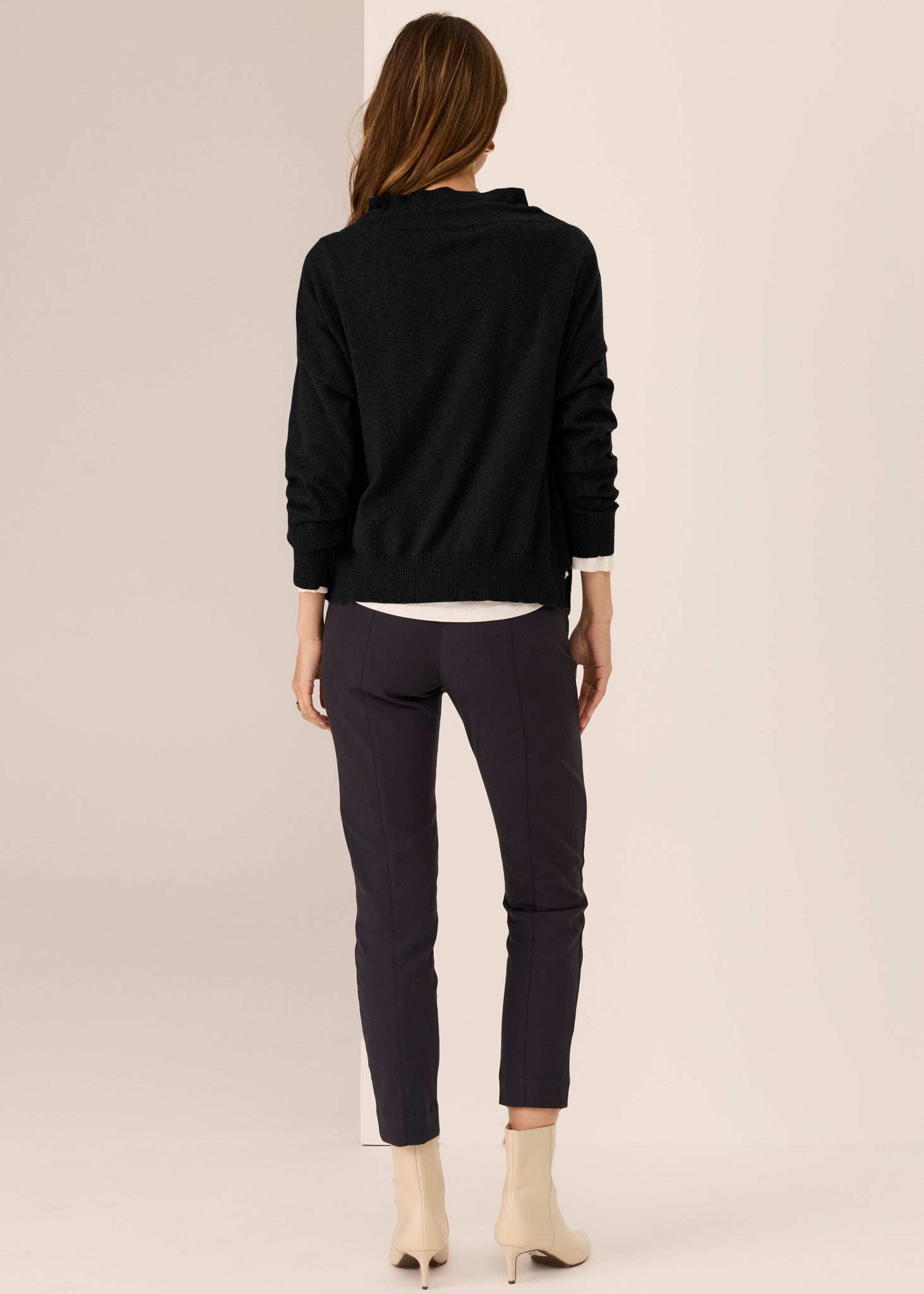 Pol Rowan Drawcord Knit Black