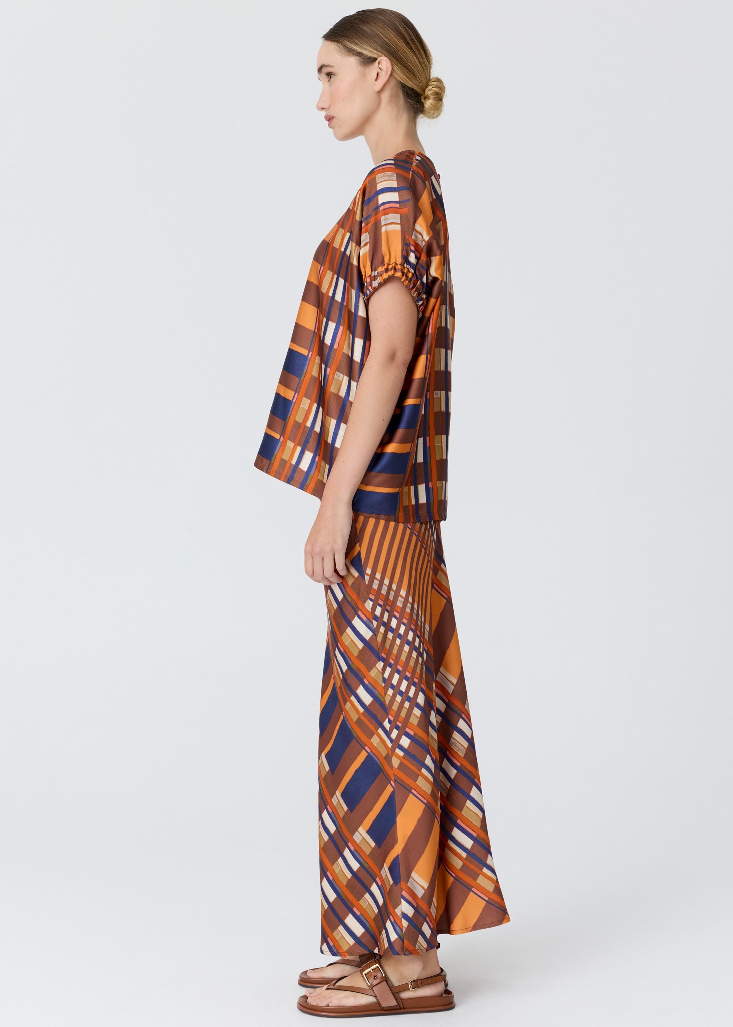 POL Lattice Top Amber Check