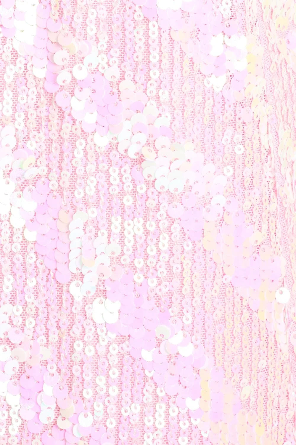Pom Skirt Sequins Shell Pink