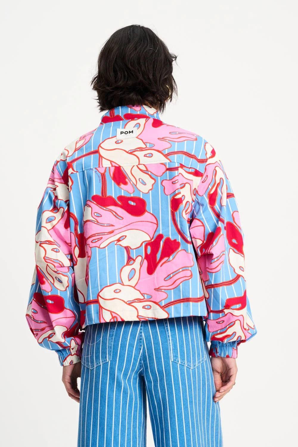 Pom Urban Flora Stripe Jacket