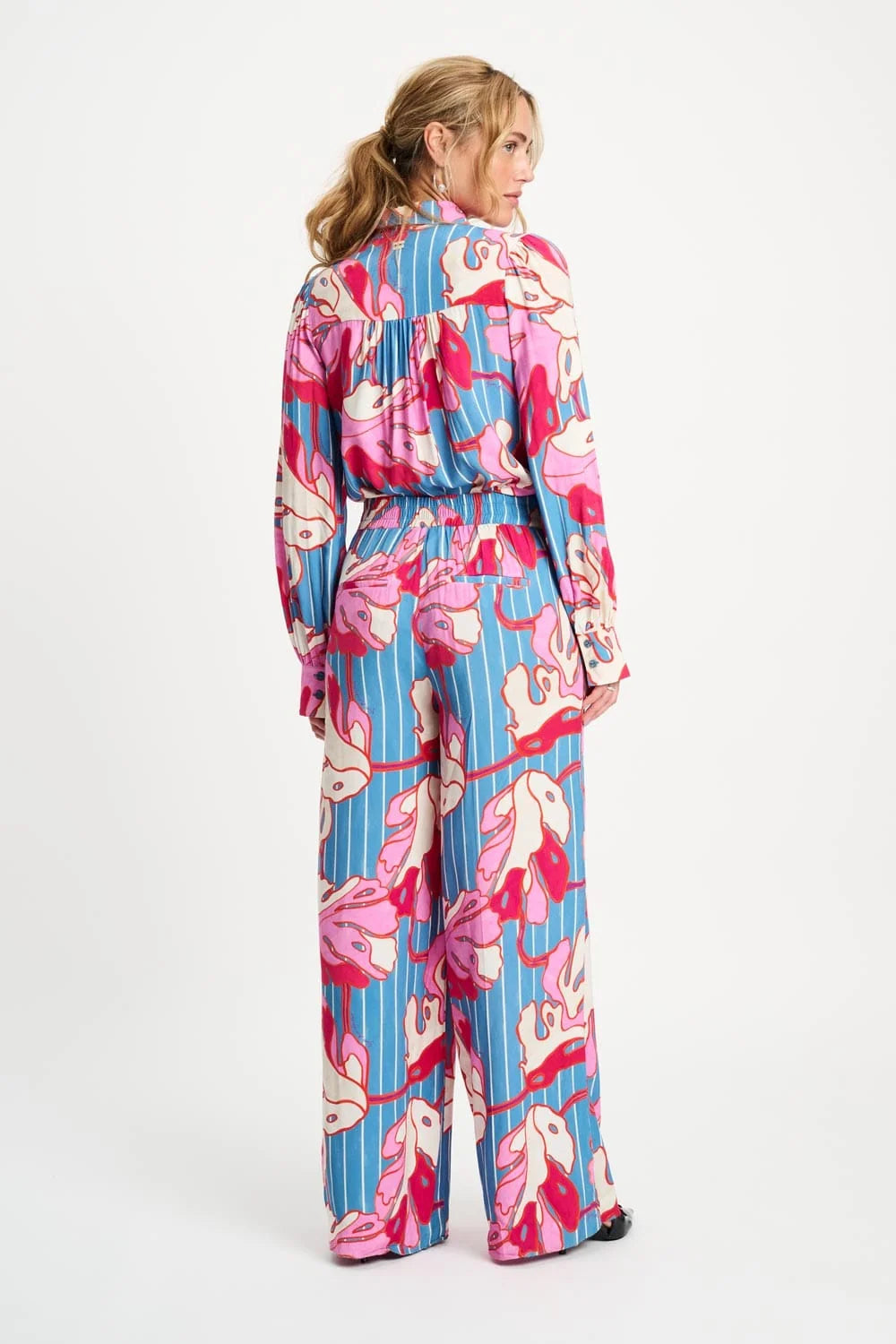 Pom Urban Flora Stripe Pants