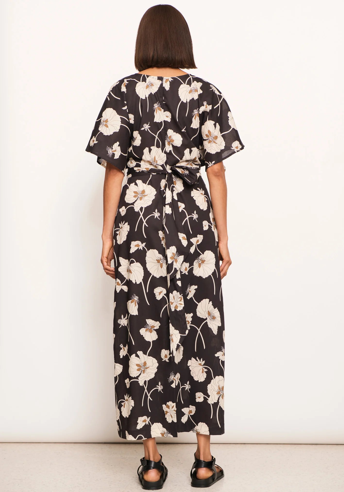 POL Laurel Belt Dress Laurel Print