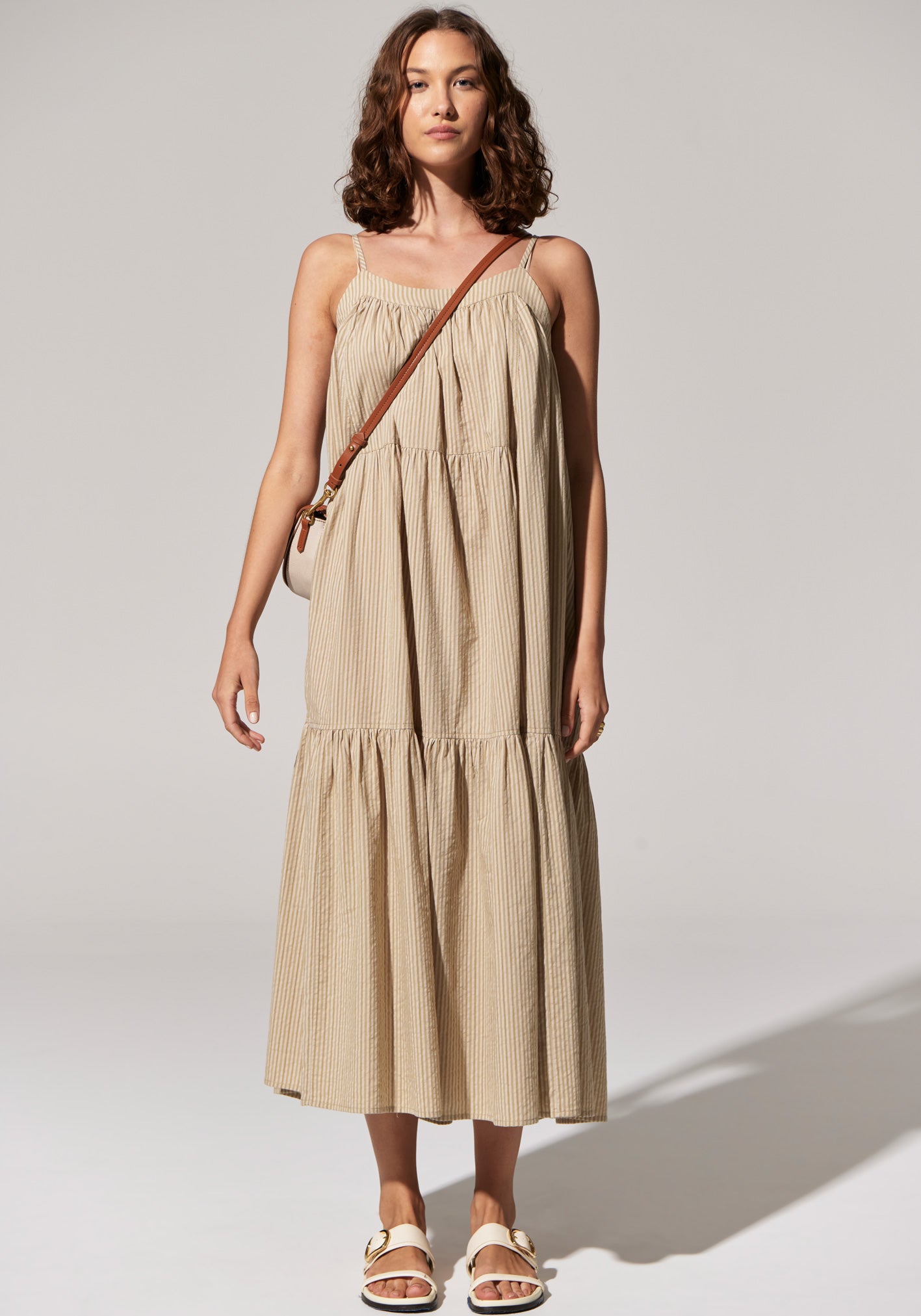 POL Acacia Sundress Light Khaki