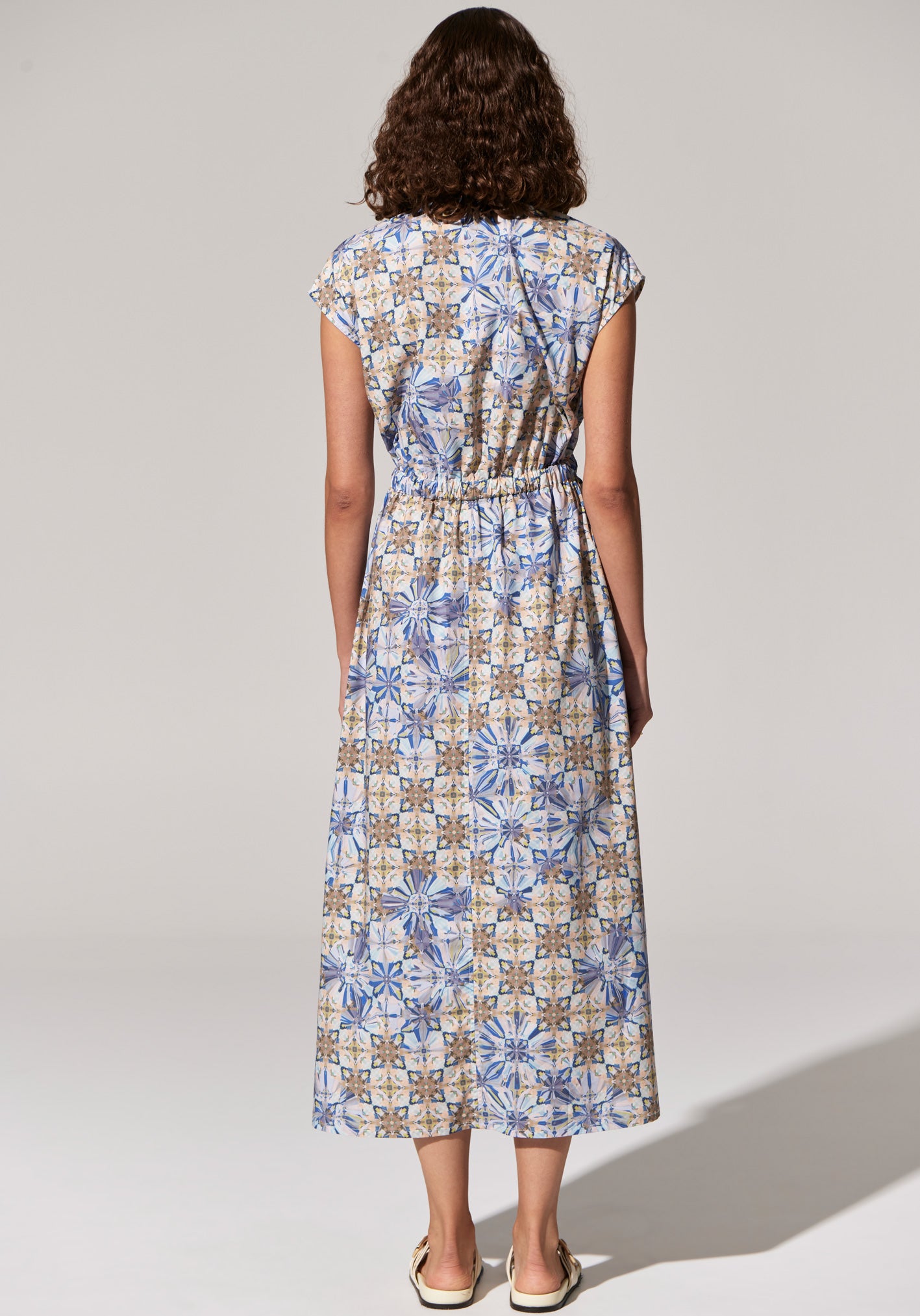 POL Celeste Tie Dress Celeste Print