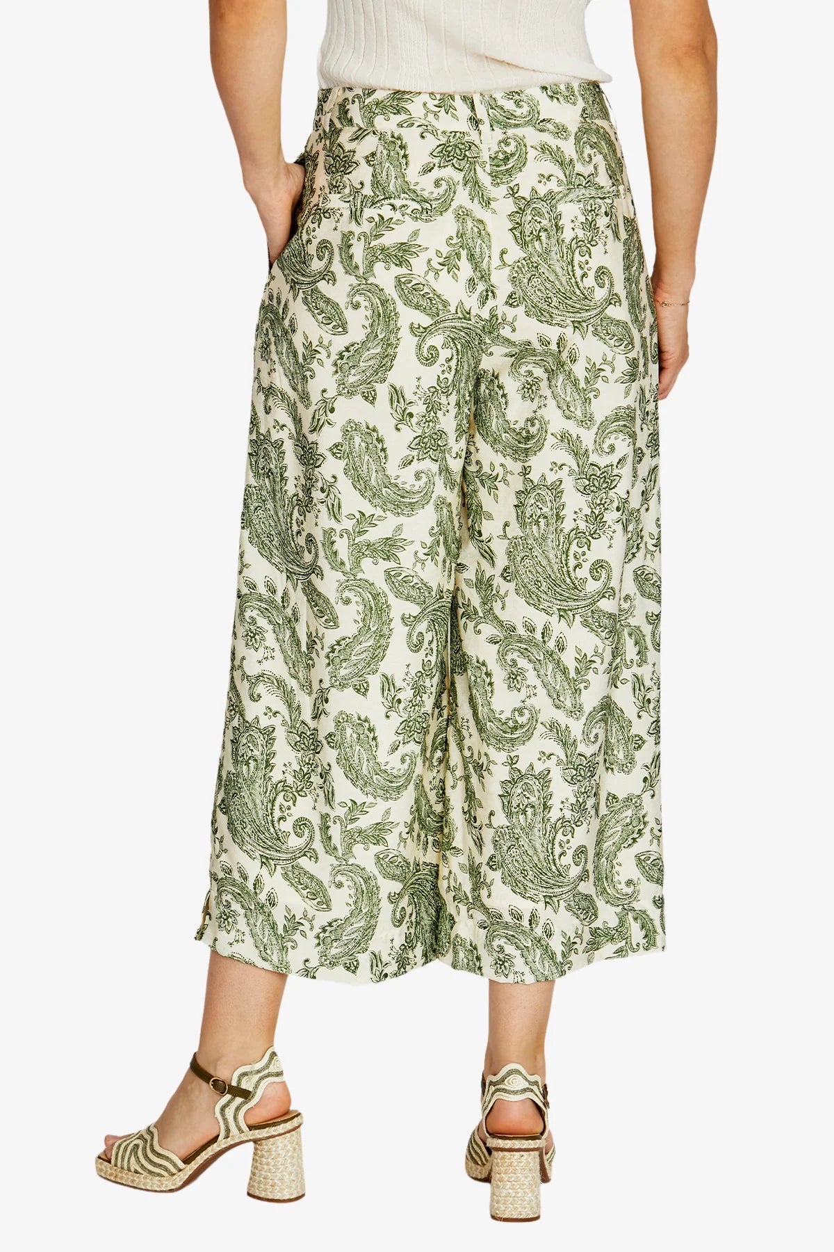 Ping Pong Blair Culotte Pant Agave Paisley