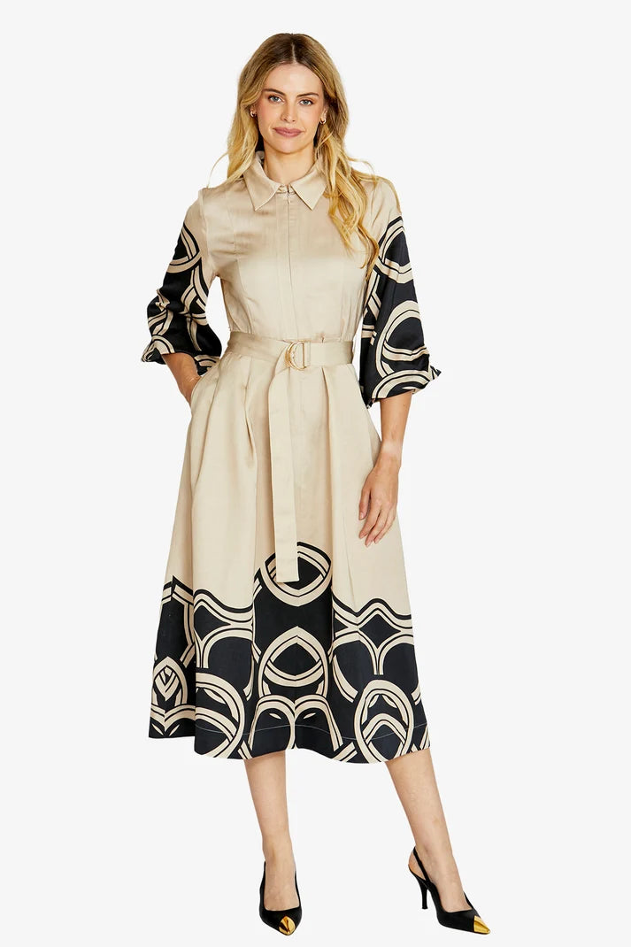 Ping Pong Jasmine Swirl Dress Trinity Print