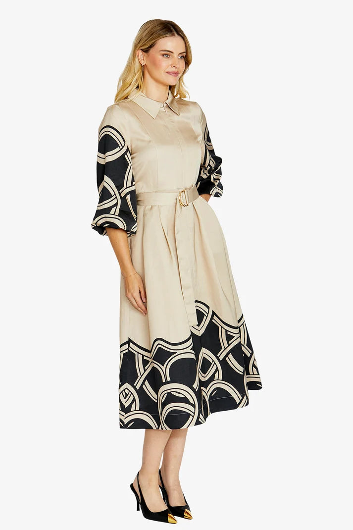Ping Pong Jasmine Swirl Dress Trinity Print