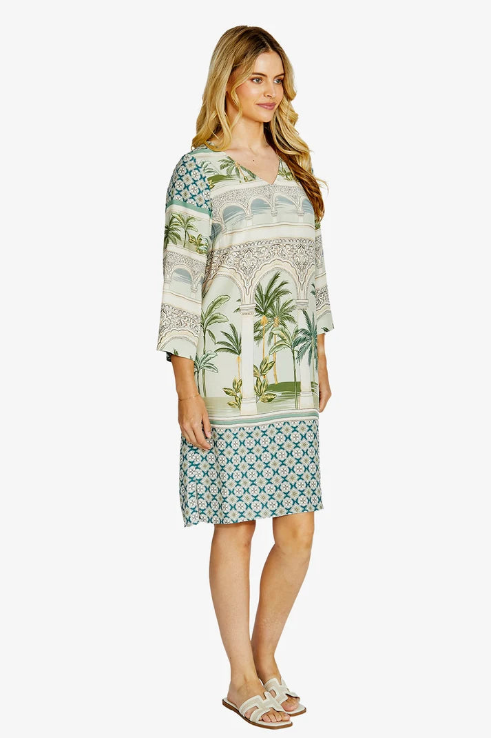 Ping Pong Lani Shift Dress Oasis Print