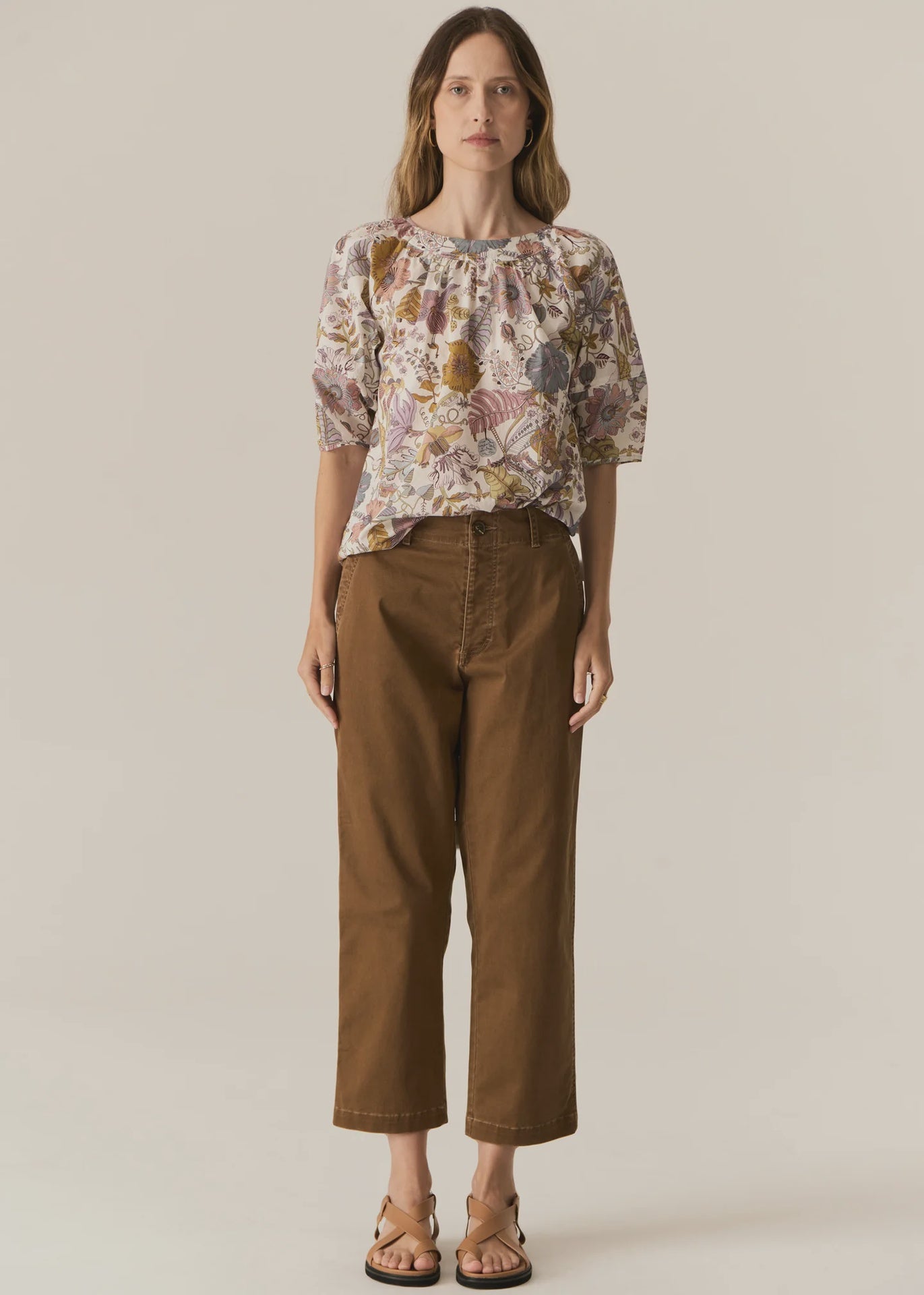 Pol Fern Tapered Pant Espresso