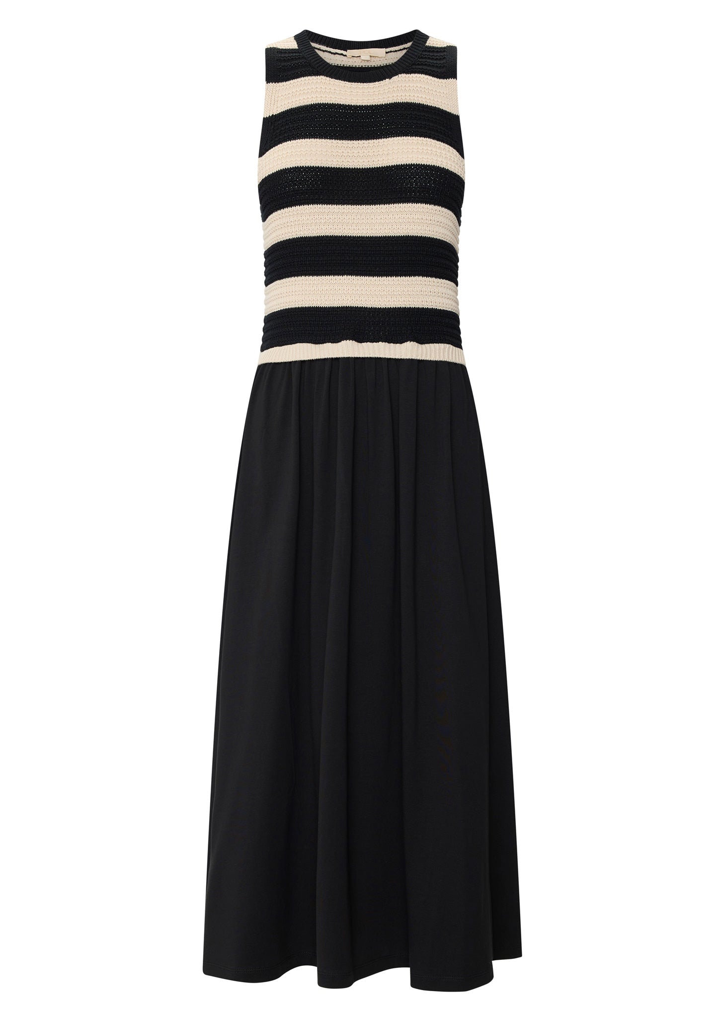 POL Bonde Dress Knit Black Ivory
