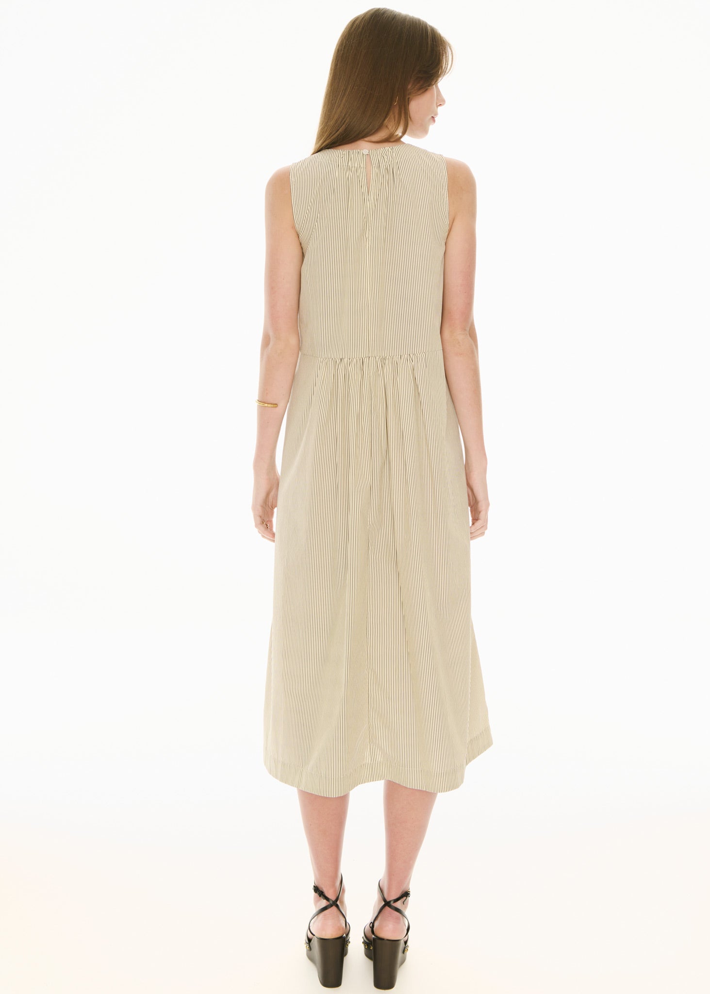 POL Fable Tank Dress Ivory/Ink