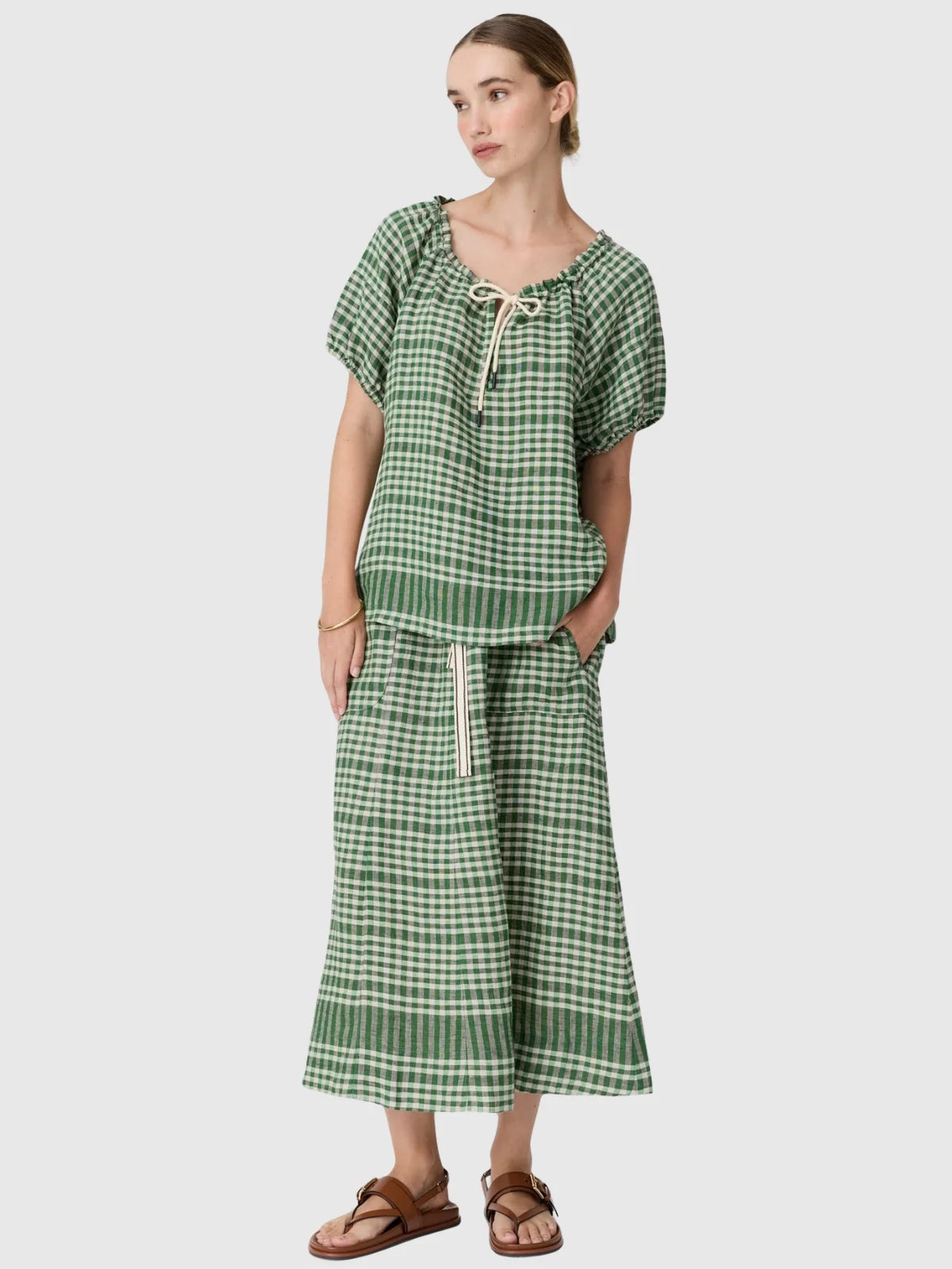 Pol Lume Skirt Gingham