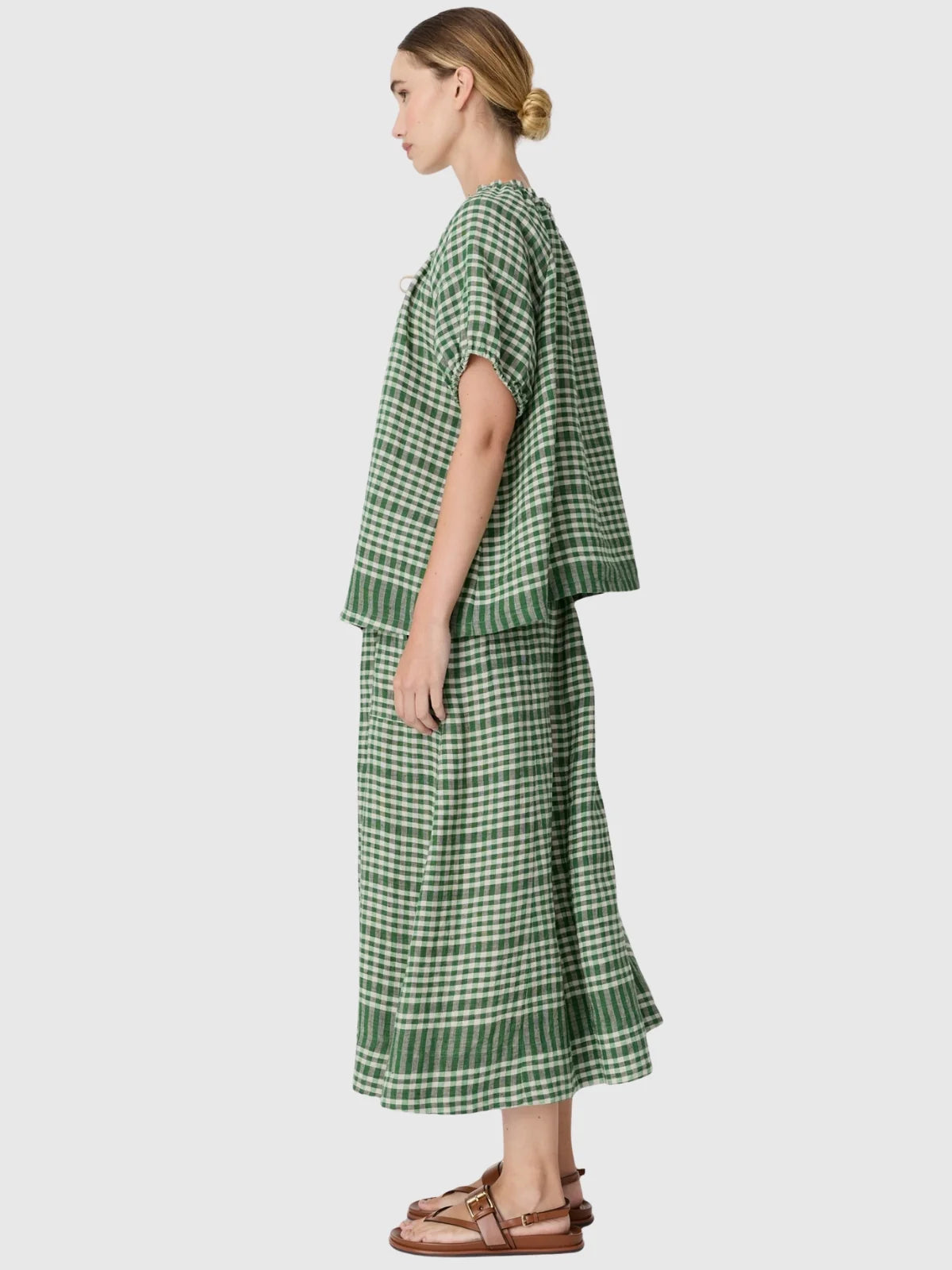 Pol Lume Skirt Gingham