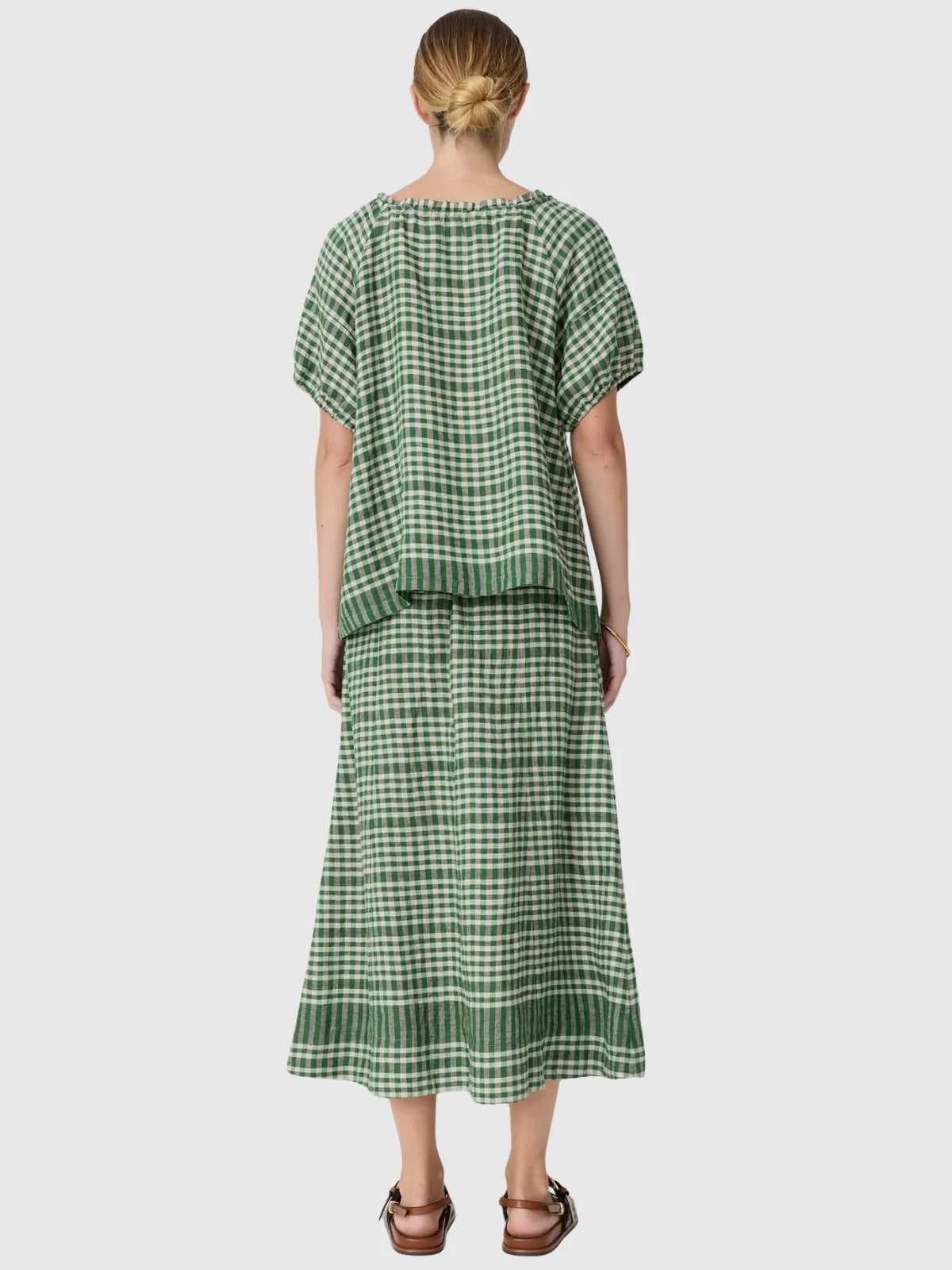 Pol Lume Skirt Gingham