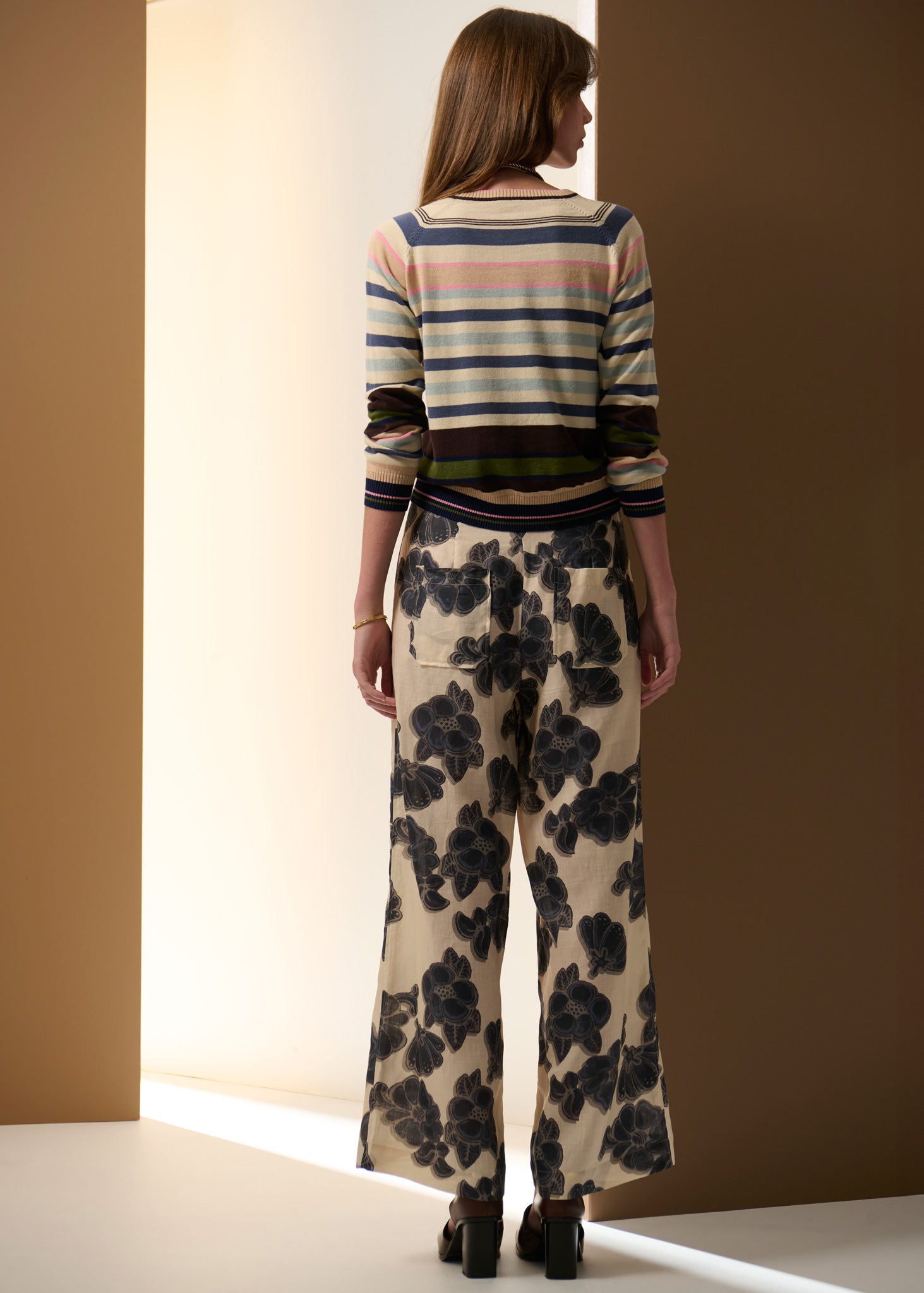 POL Sela Multi Knit Blue Multi