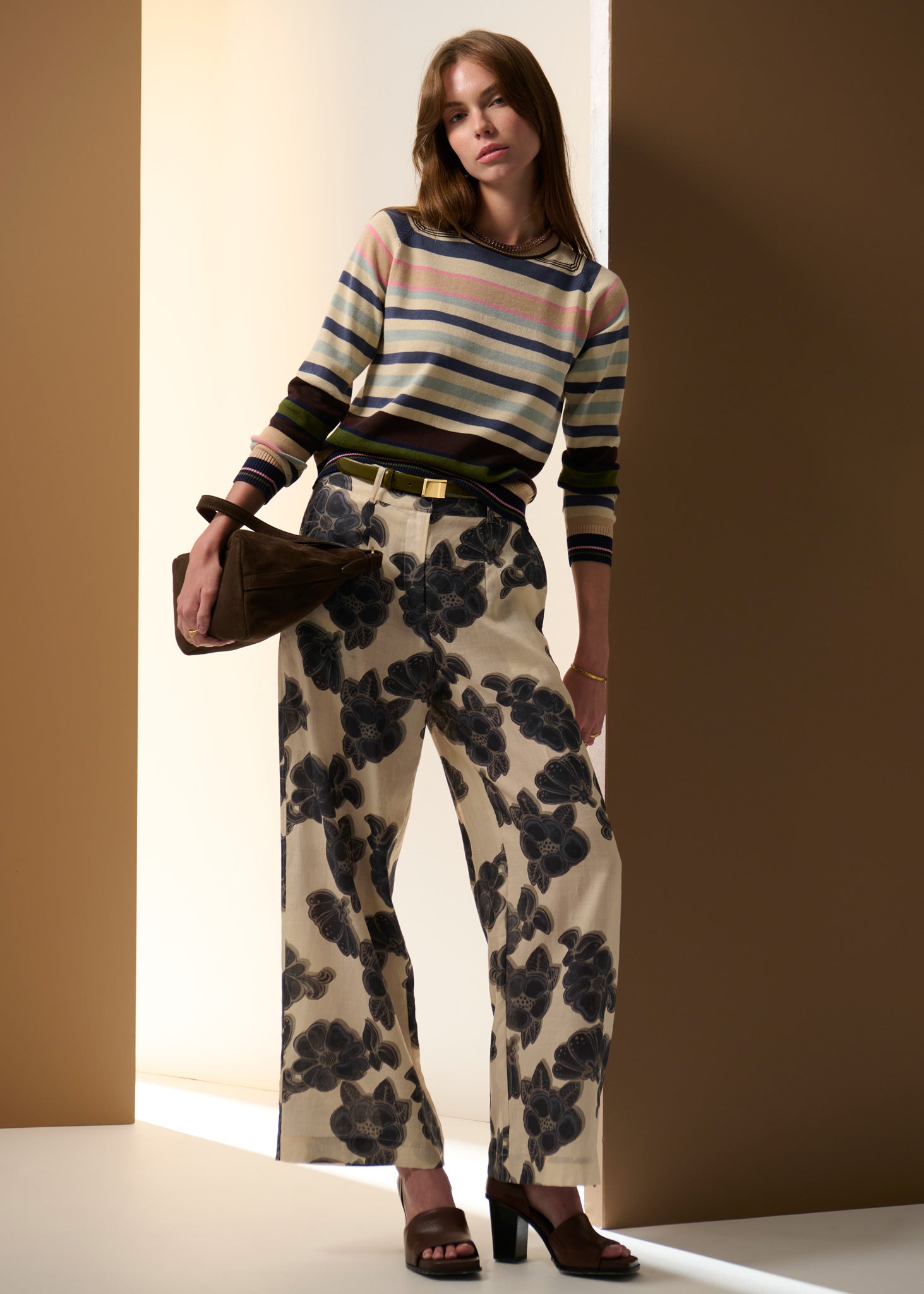 POL Sela Multi Knit Blue Multi