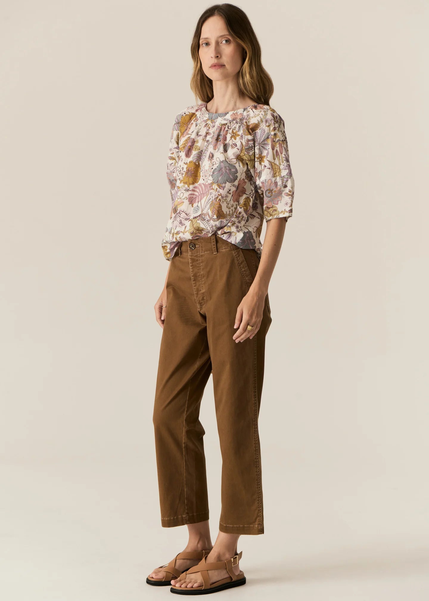 Pol Fern Tapered Pant Espresso
