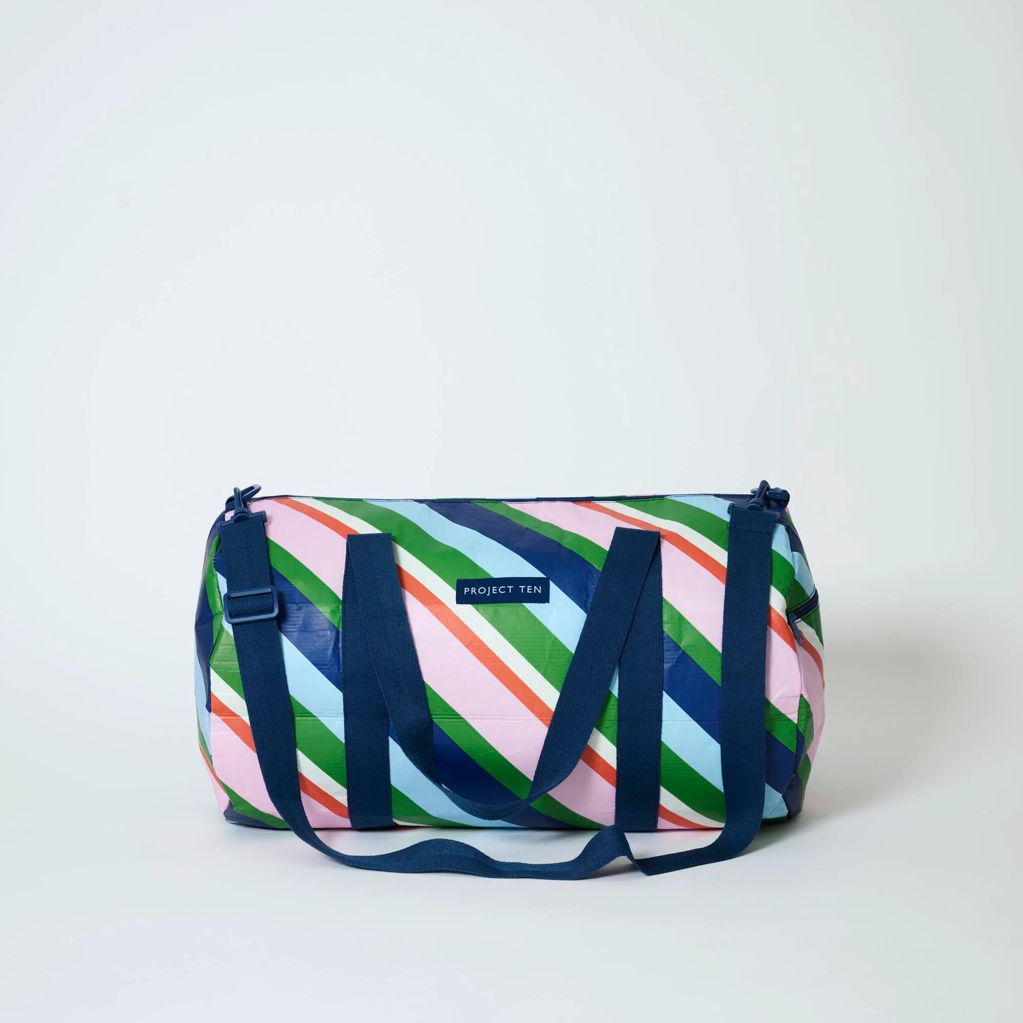 Project Ten Barrel Bag Rugby Stripe
