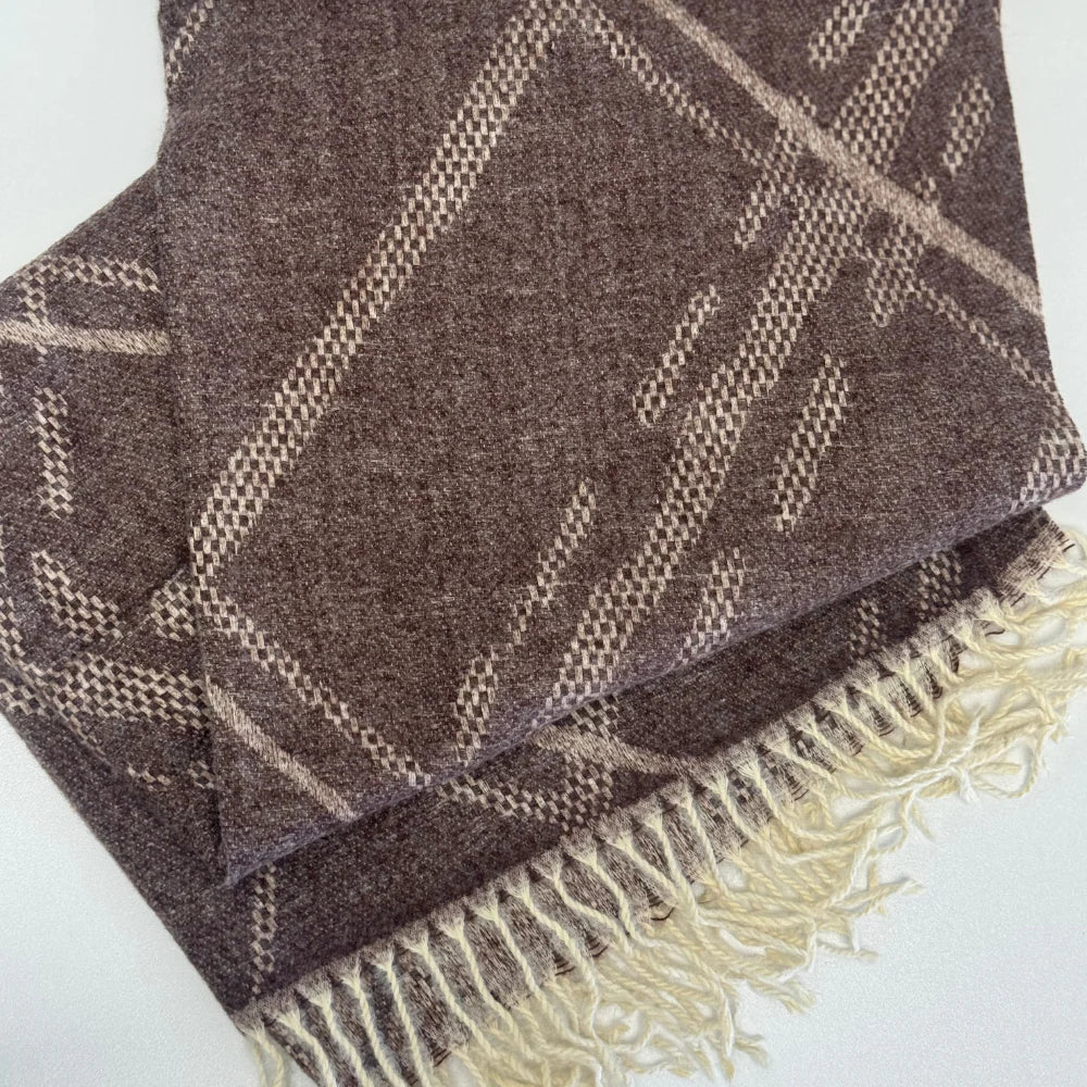 Queen of the Foxes Scarf Instinct Woven Chocolate
