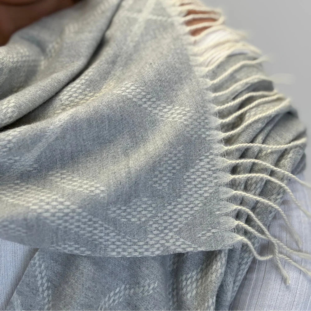 Queen of the Foxes Scarf Instinct Woven Grey