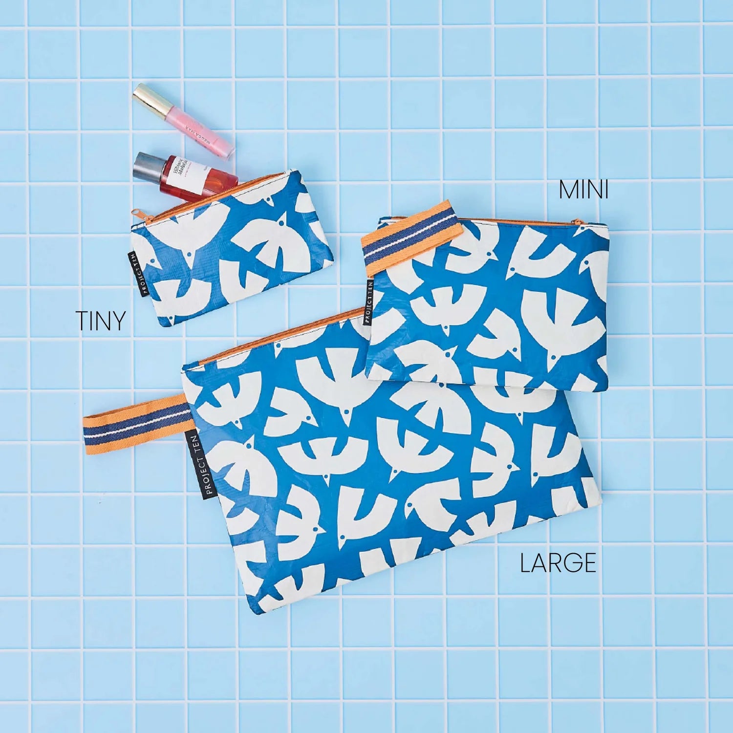 Project Ten Seagull Zip Pouch