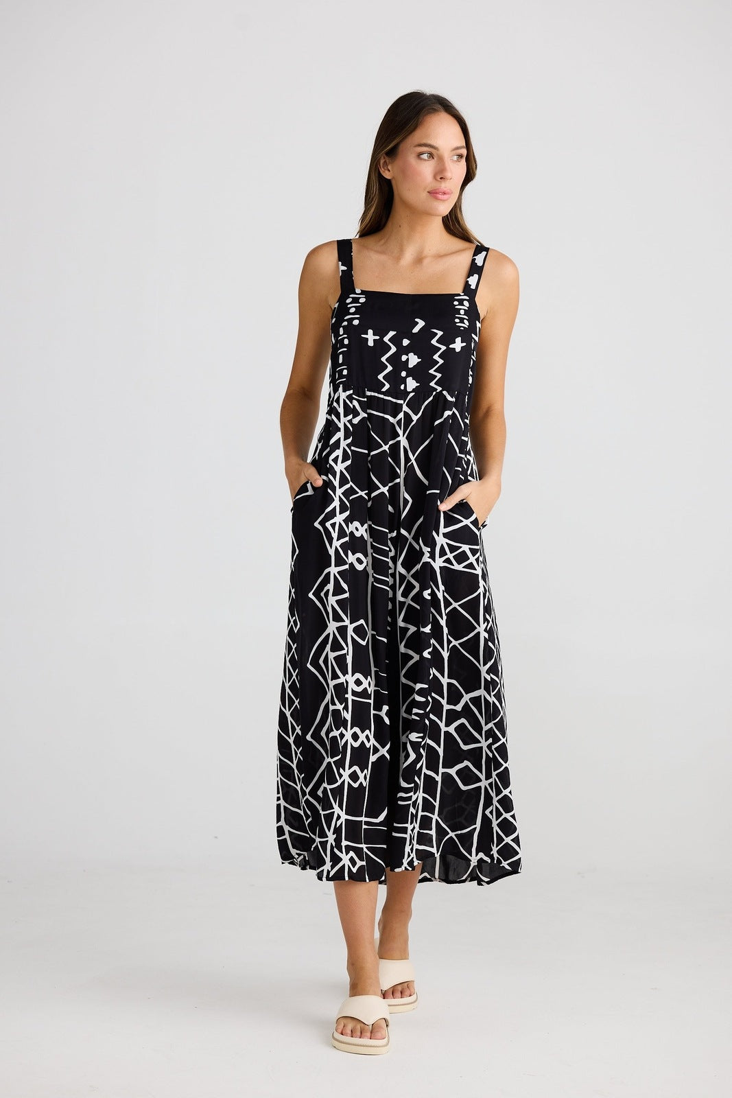 Shanty Bahama Dress Black Indus