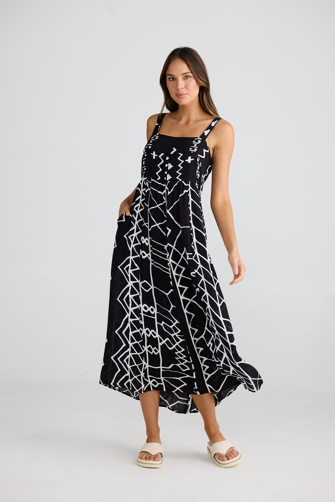 Shanty Bahama Dress Black Indus