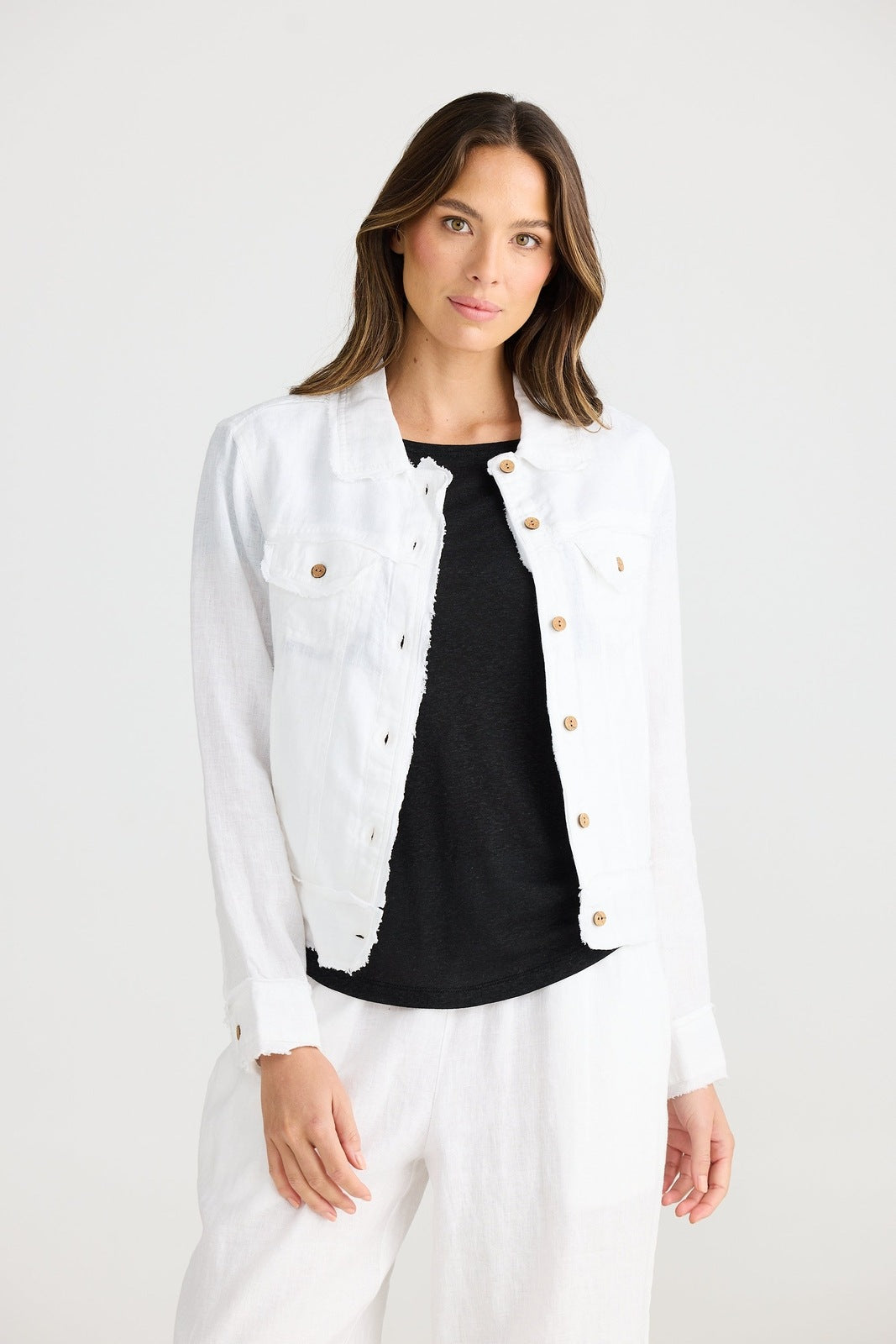 Shanty Monza Jacket White Linen