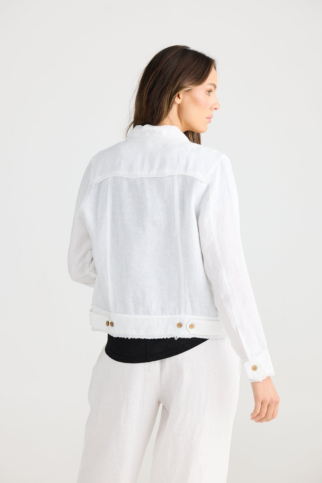 Shanty Monza Jacket White Linen