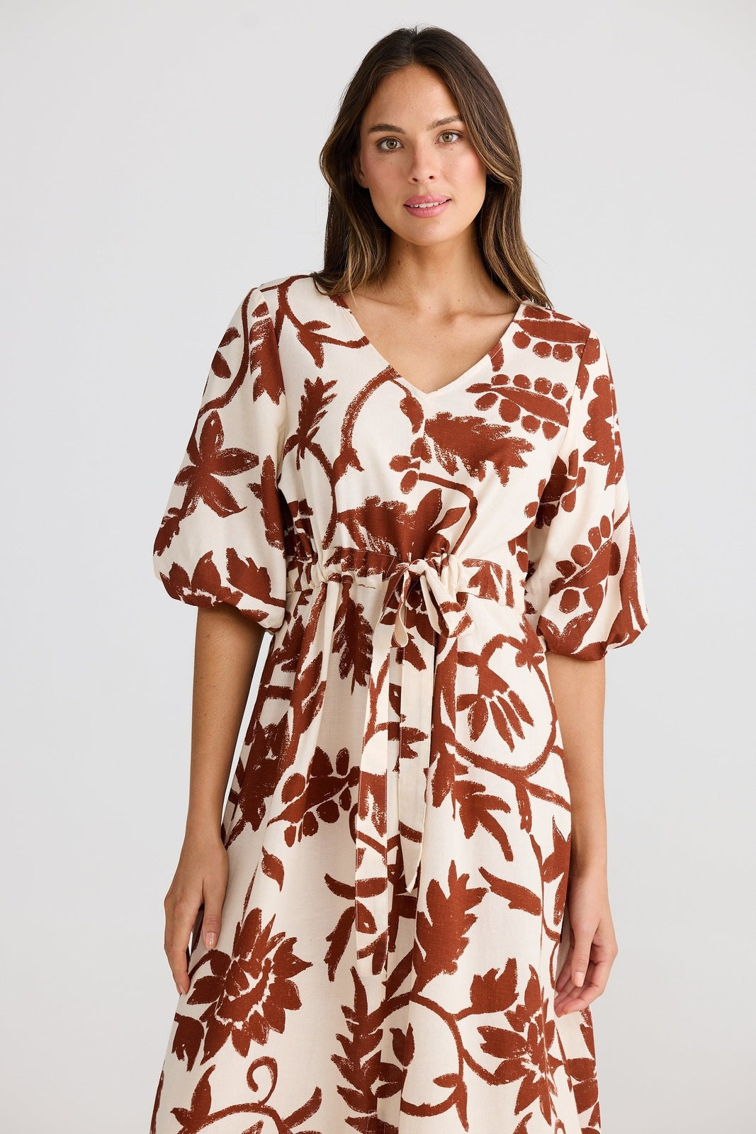 Shanty Ava Midi Dress Cuban Bloom