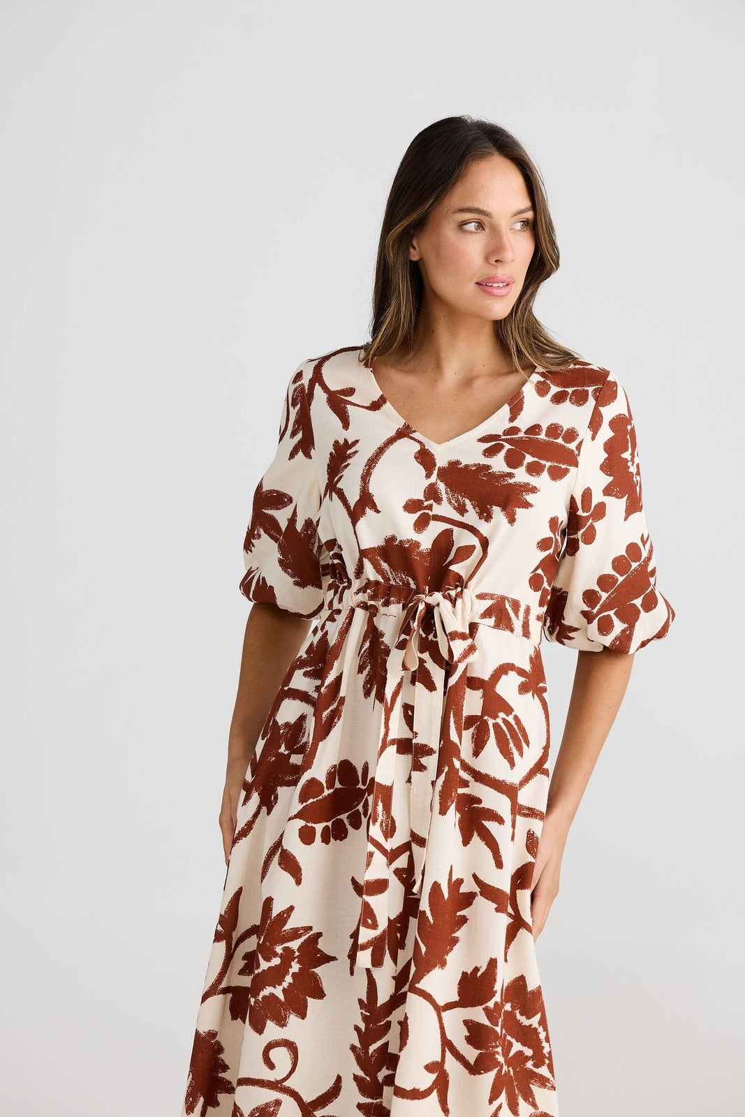 Shanty Ava Midi Dress Cuban Bloom