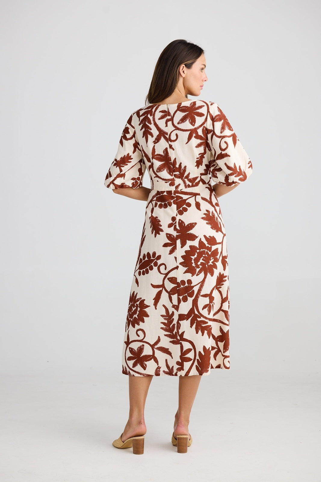 Shanty Ava Midi Dress Cuban Bloom