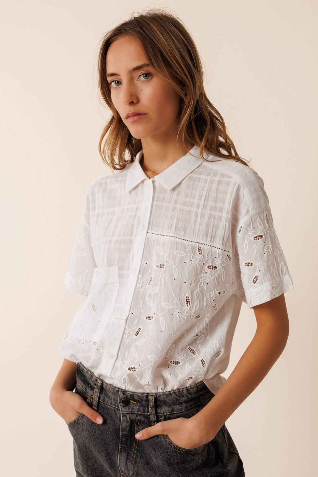 Indi & Cold SK350 Combined Embroidery Shirt