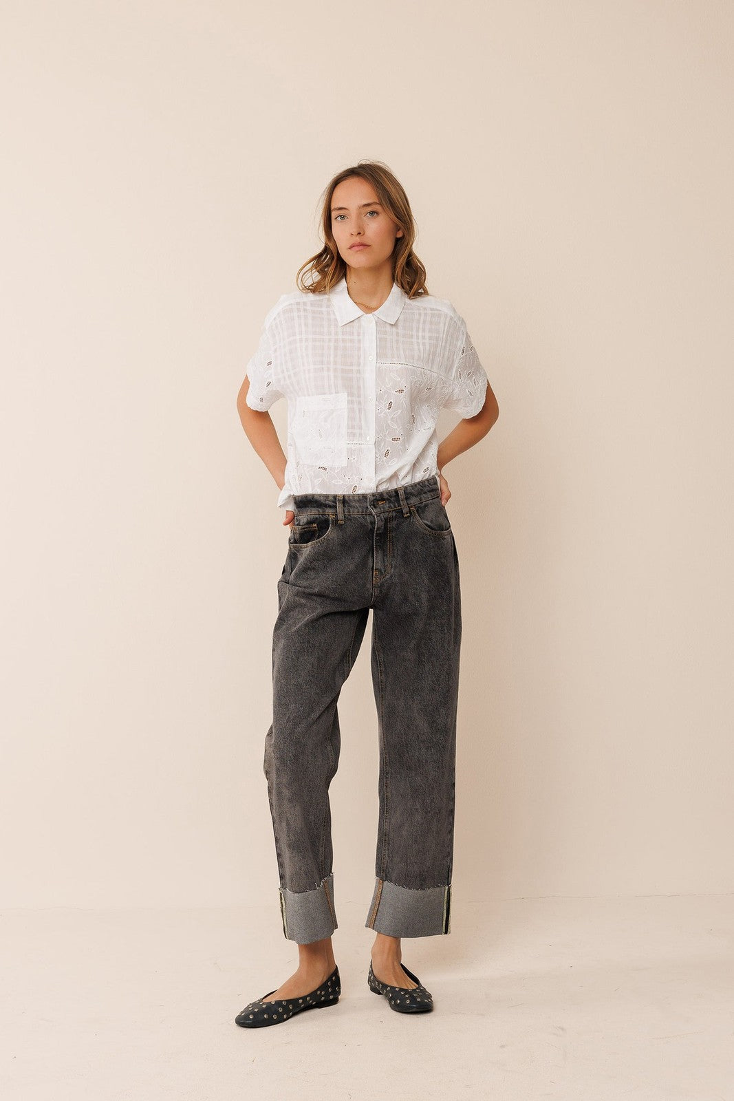 Indi & Cold SK350 Combined Embroidery Shirt