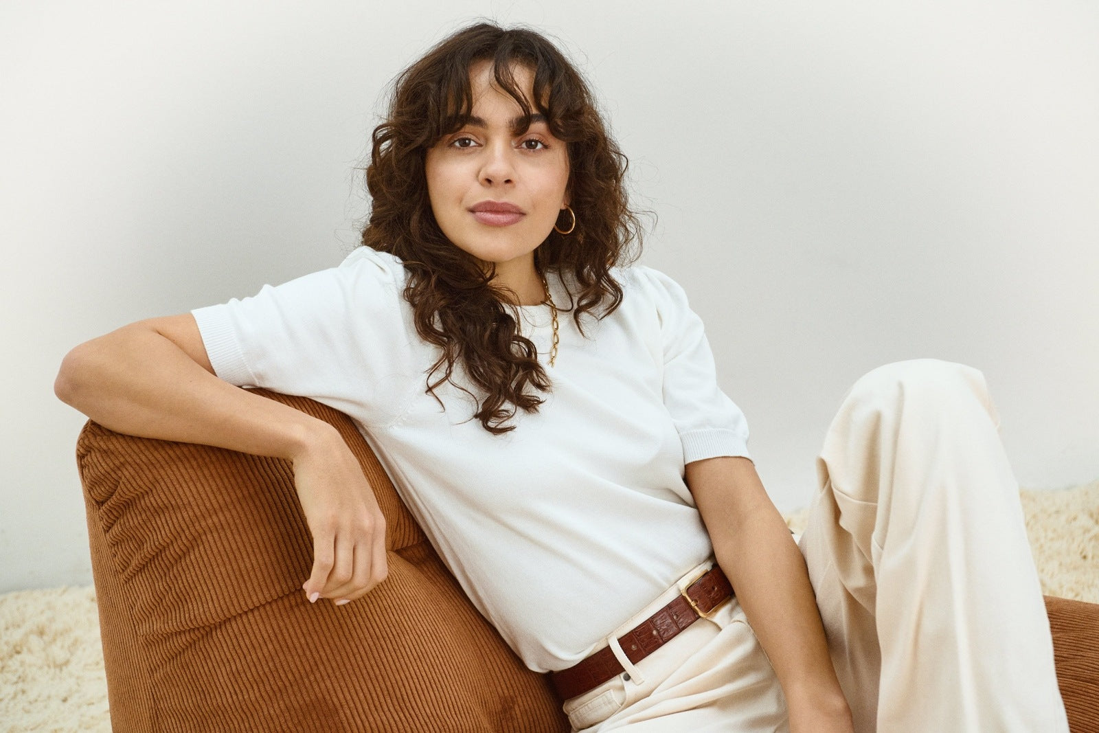 Saint Tropez Mila SS Pullover Ice